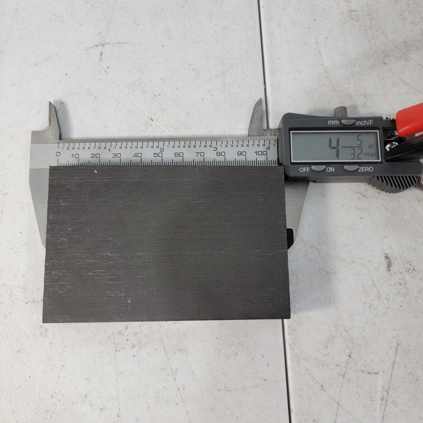 Graphite Block Sheet Plate Blank 2-11/16" X 4-5/32" X 5/8
