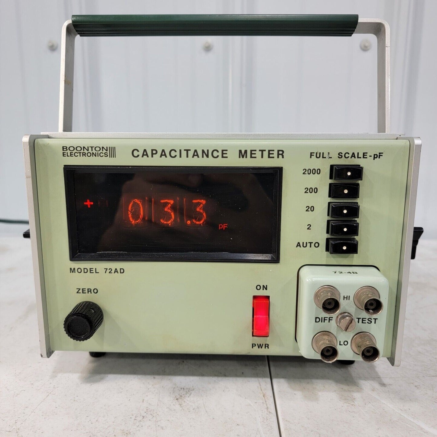 Boonton Electronics Model 72AD Capacitance Meter - Nixie Tube Display Vintage