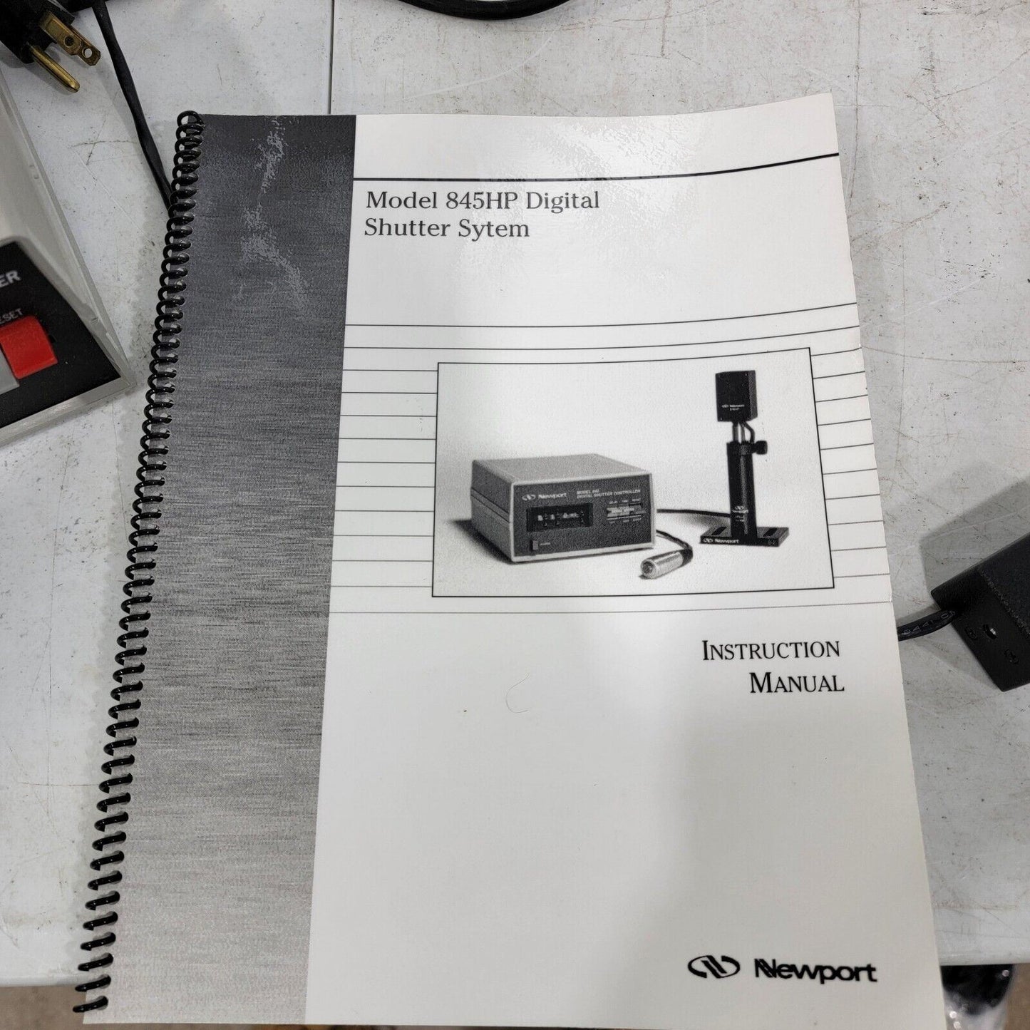 TESTED- Newport Digital Shutter Controller 845 HP w/ 846 HP Shutter 845HP 846HP