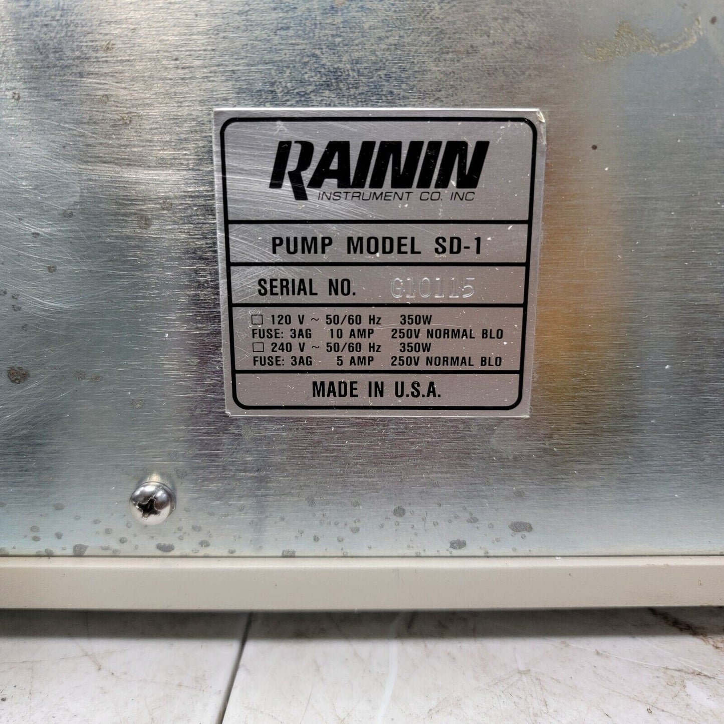 RAININ/DYNAMAX SD-1 Solvent Delivery System With Two 200 TI Pump Heads