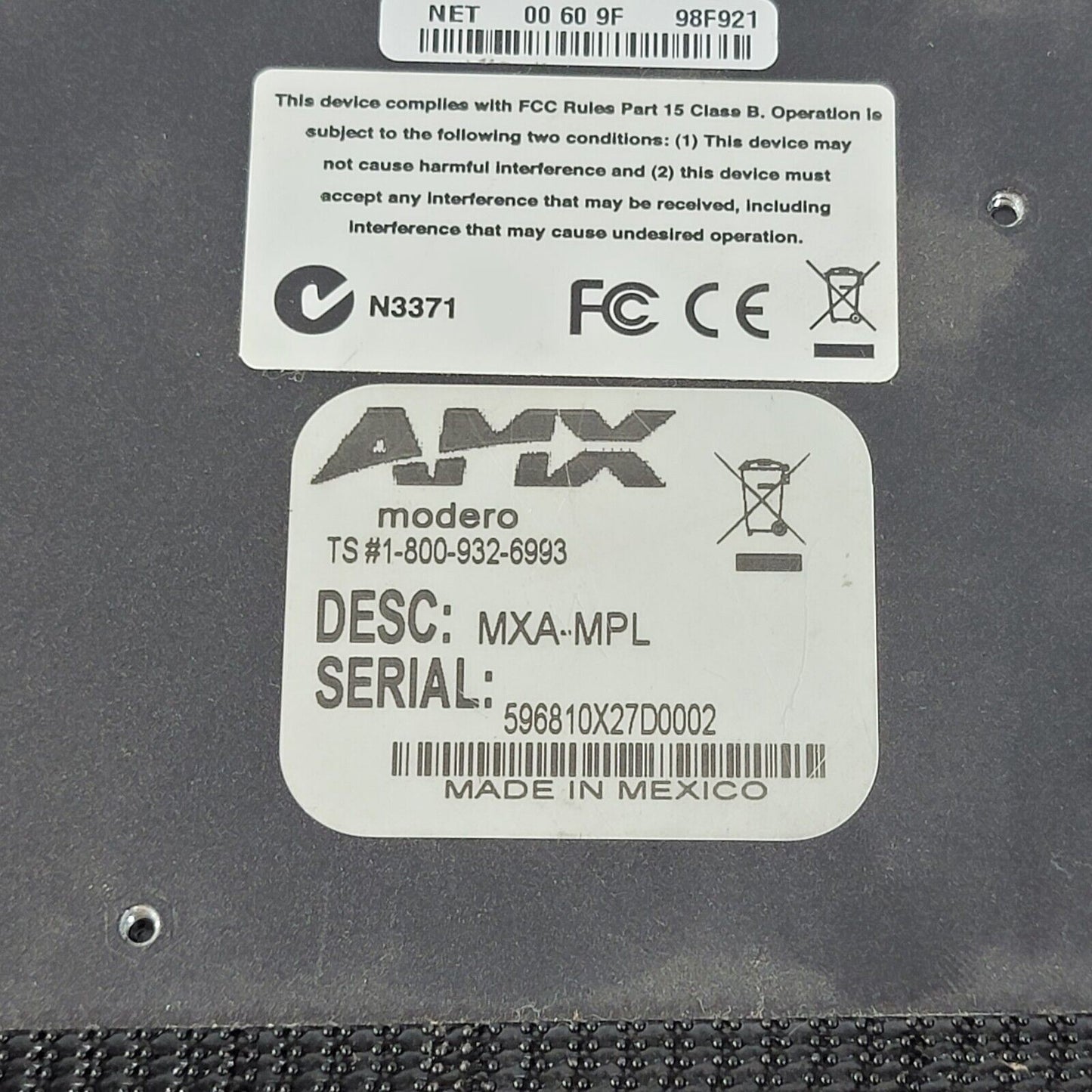 AMX MXA-MPL Modero X and Modero S Series Multi Preview Live 5968-10
