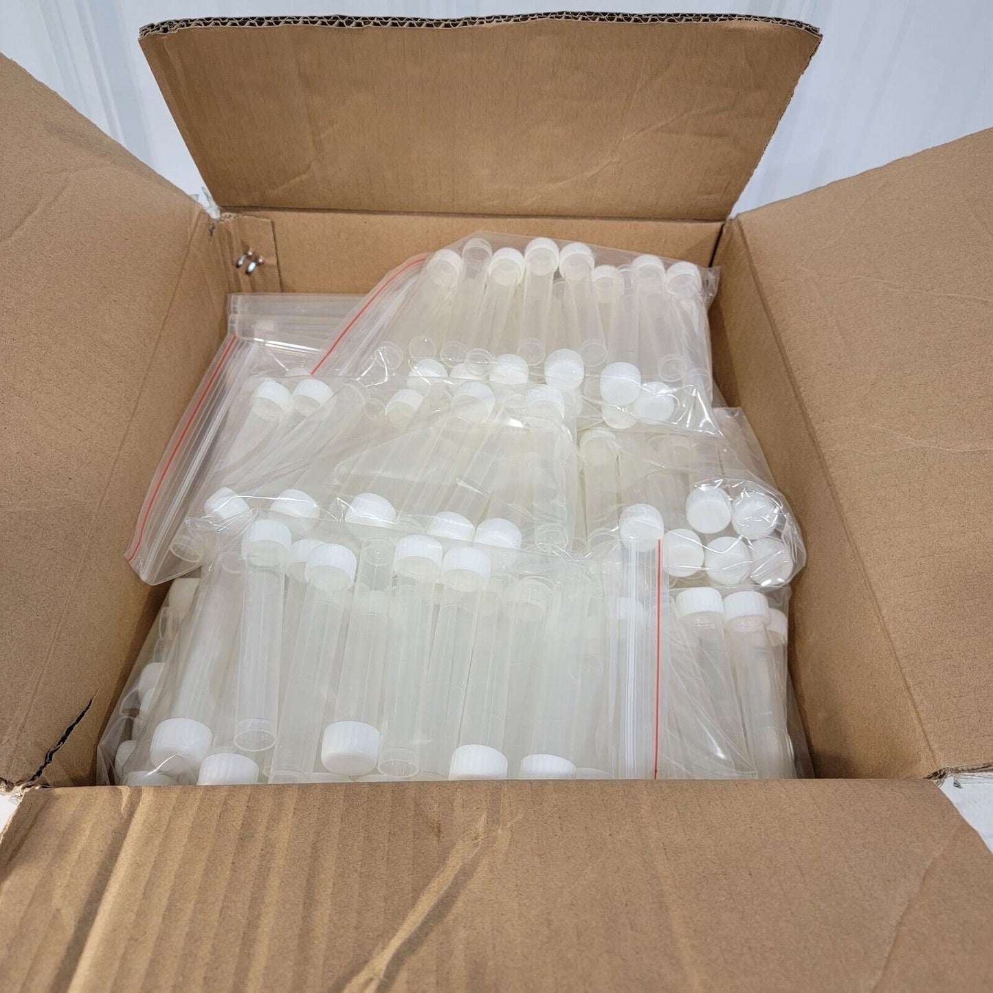 *Lot of 500* Globe Scientific 10mL Screw Cap Transport Tube PP w/ Graduations