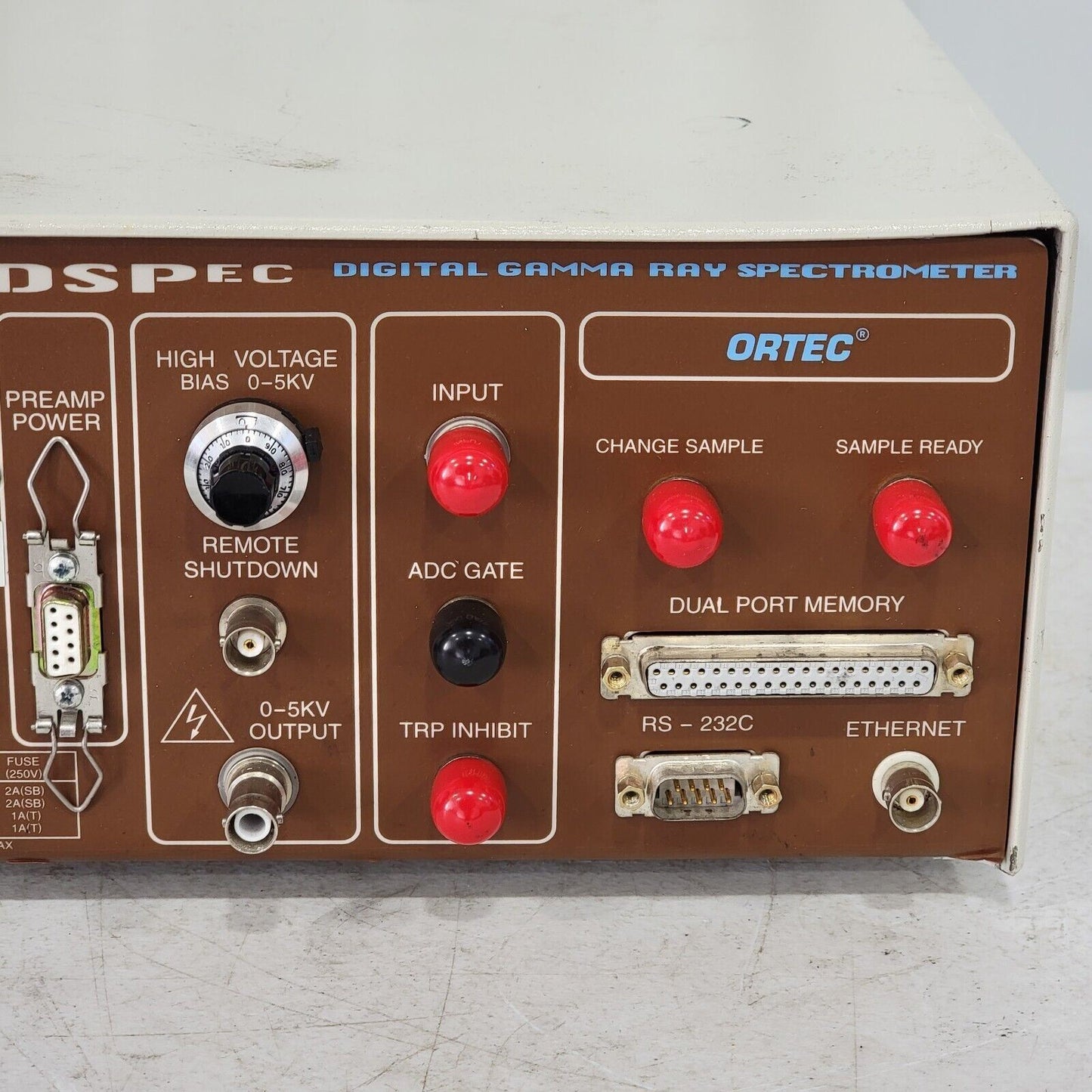 EG&G ORTEC PerkinElmer DSPEC MCA Digital Gamma Ray Spectrometer Power Supply HVPS