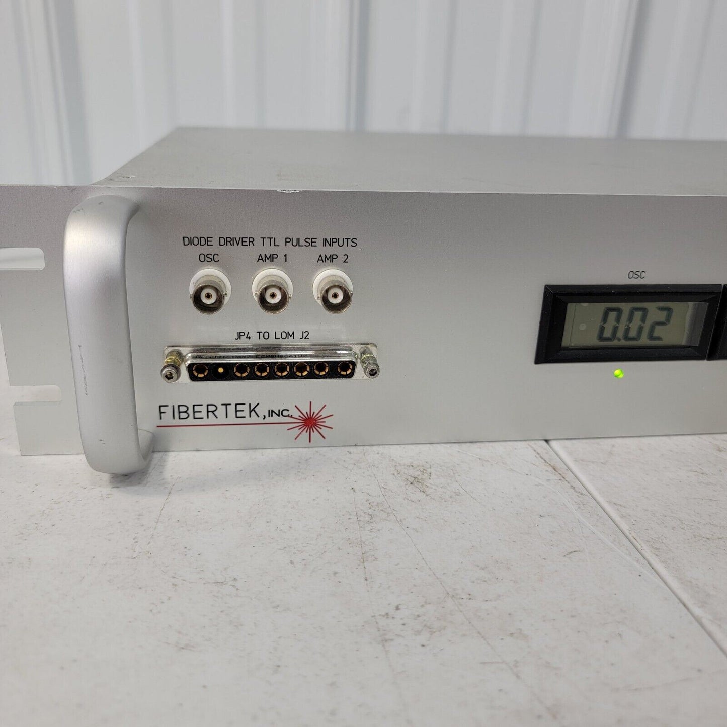 Fibertek Laser Diode Heater System Power Panel Rack Mount