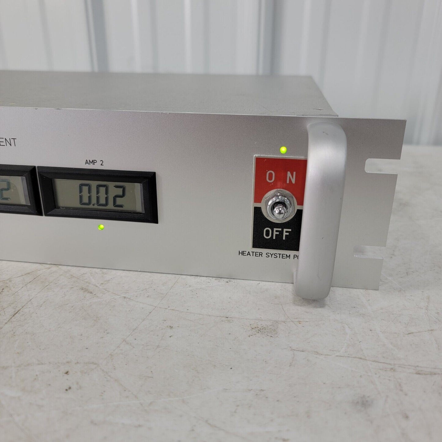 Fibertek Laser Diode Heater System Power Panel Rack Mount