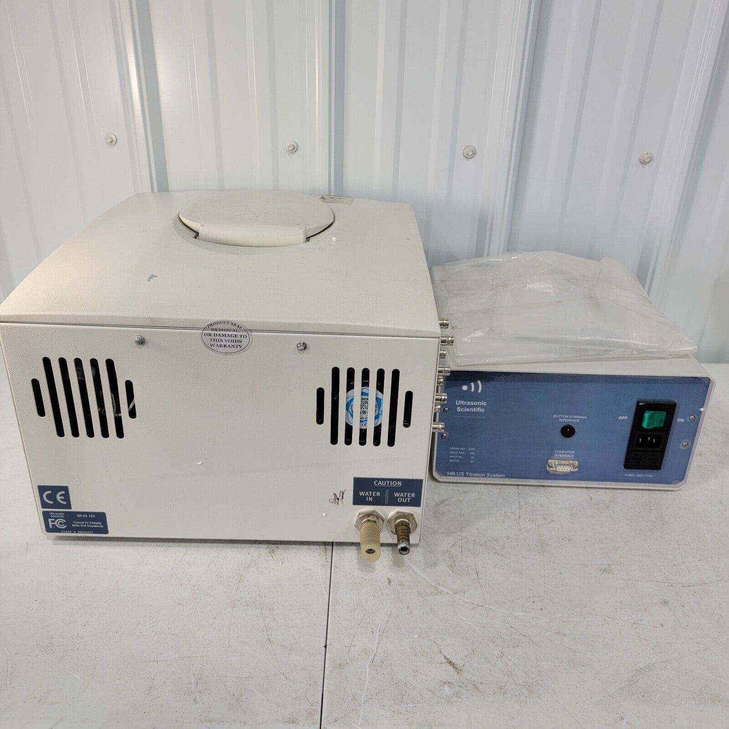 ULTRASONIC SCIENTIFIC Spectrometer HR-US 102 w/ HR-US Titration System