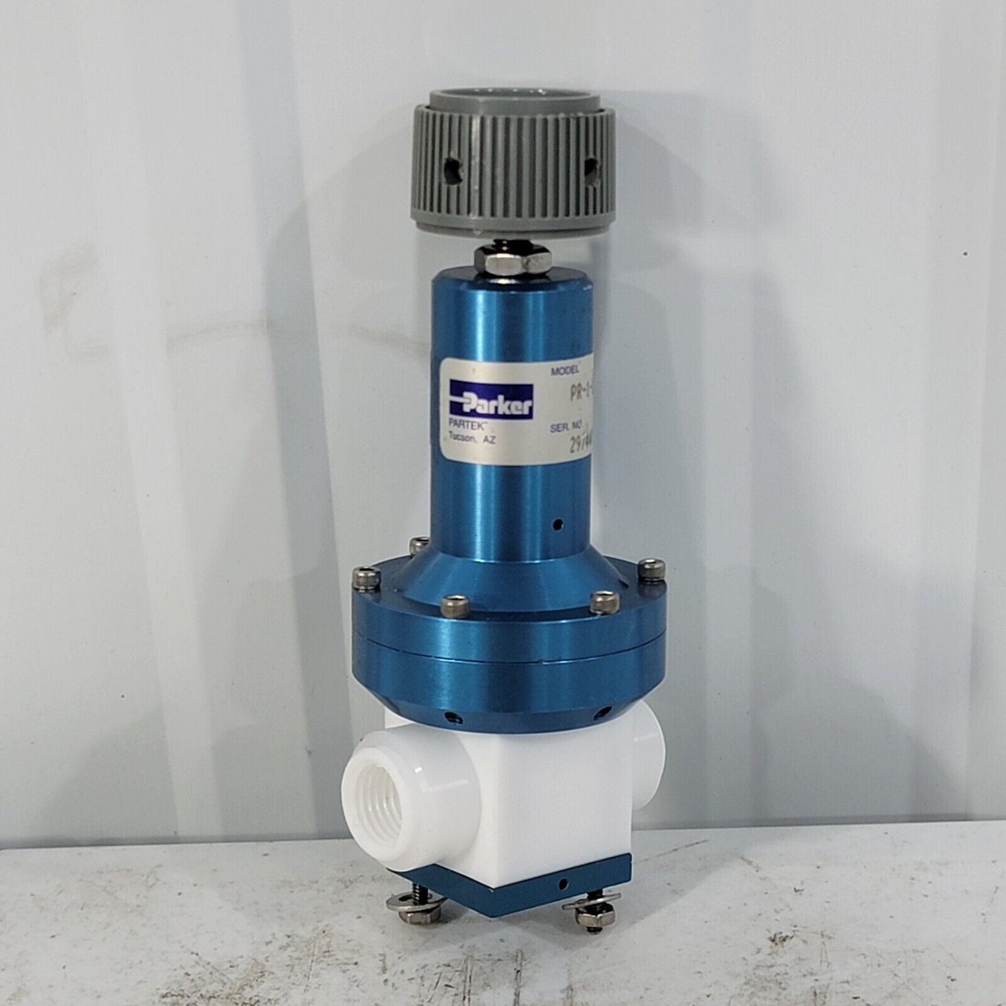 Parker PTFE Fluoropolymer Pressure Regulator PR-1-1214-1