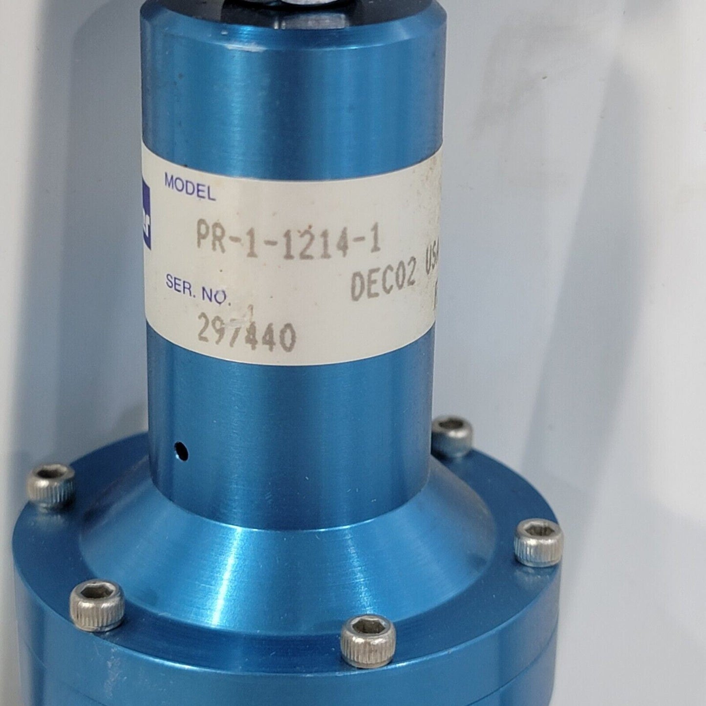 Parker PTFE Fluoropolymer Pressure Regulator PR-1-1214-1