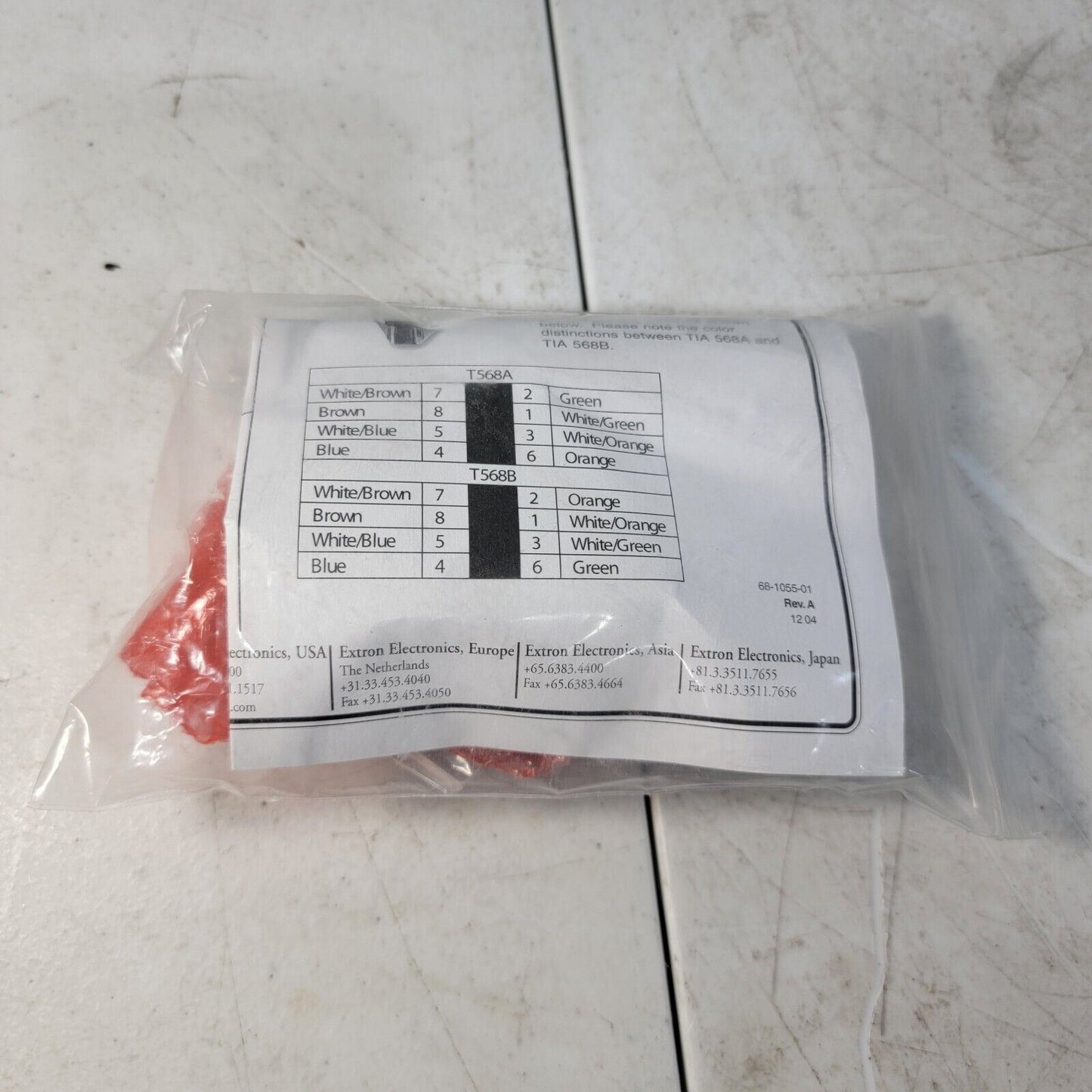 Extron One RJ-45 Female to Punch Down CAT 5e Neutrik EtherCon 70-314-19 Ethernet