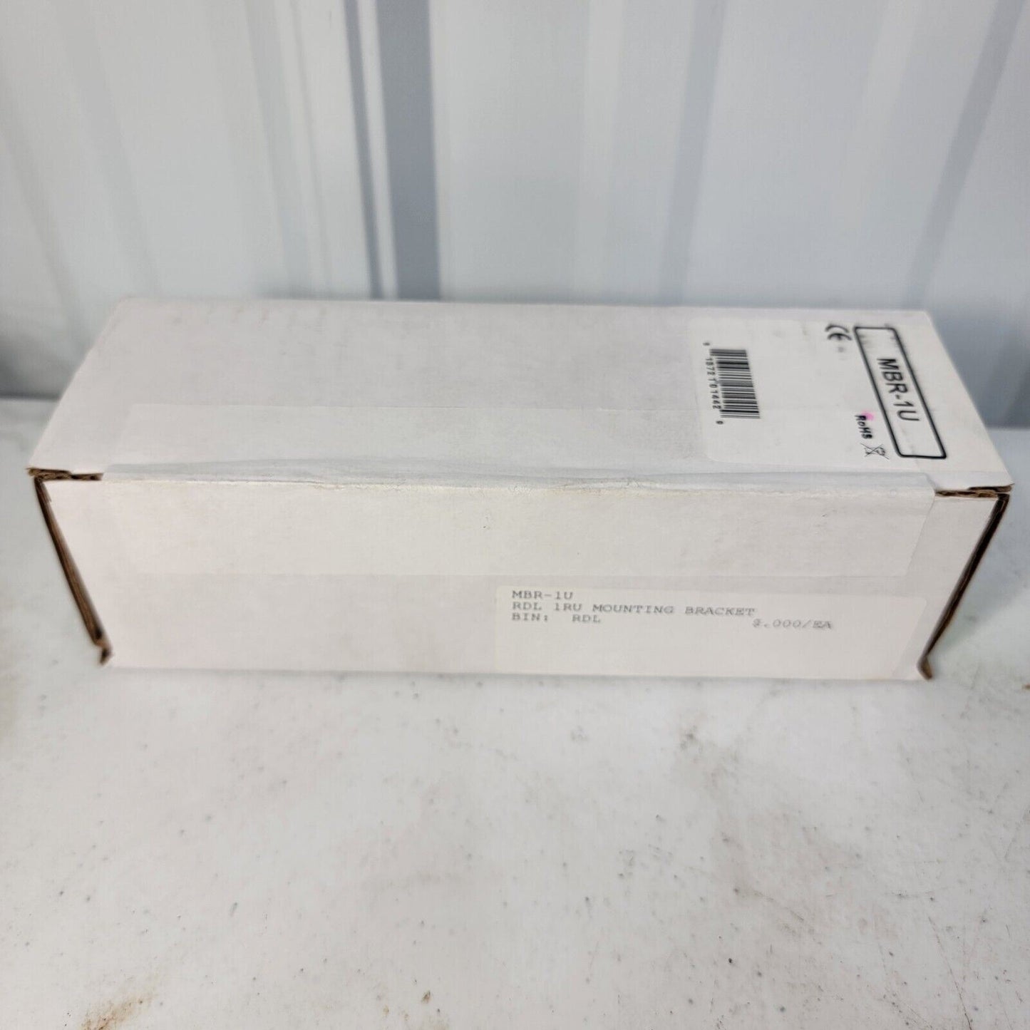 RDL MBR-1U Mounting Bracket/1 RU Radio Design Labs Steel