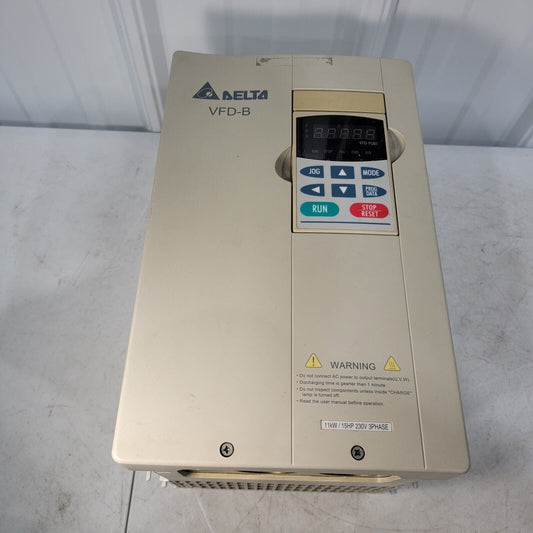 Delta Inverter VFD110B23A AC Variable Frequency Drive VFD-B 15HP 3PH 240V