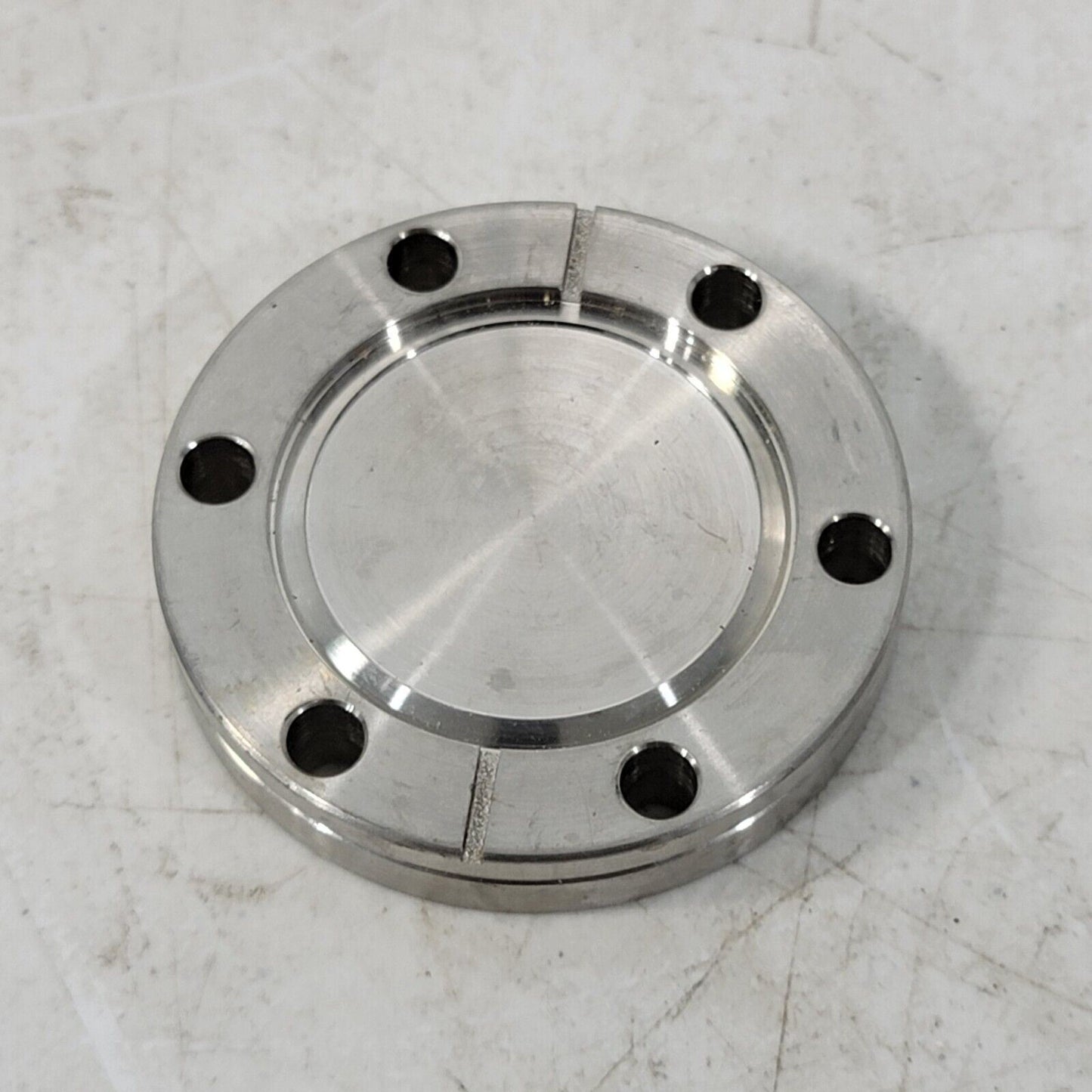 2.75" CF Blank Flange Through Holes 304SS ESR DN35CF DN40CF Conflat CF