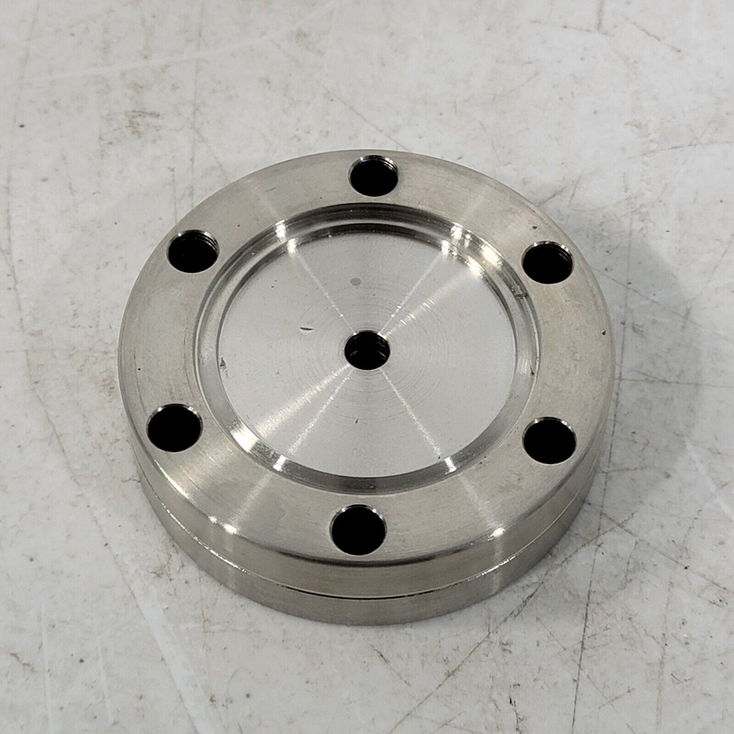 Huntington 2.75" CF Double-Sided Knife Edge DN35CF DN40CF High Vacuum 1/4" Hole