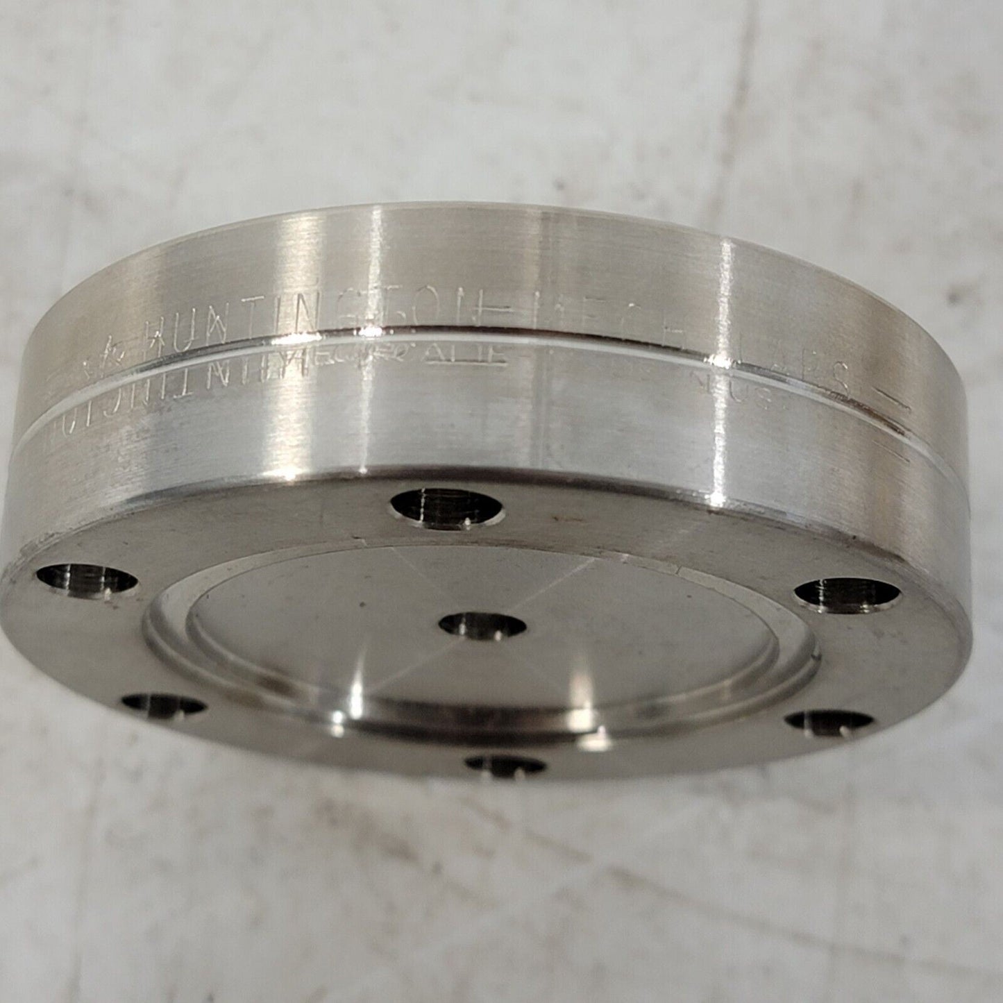 Huntington 2.75" CF Double-Sided Knife Edge DN35CF DN40CF High Vacuum 1/4" Hole