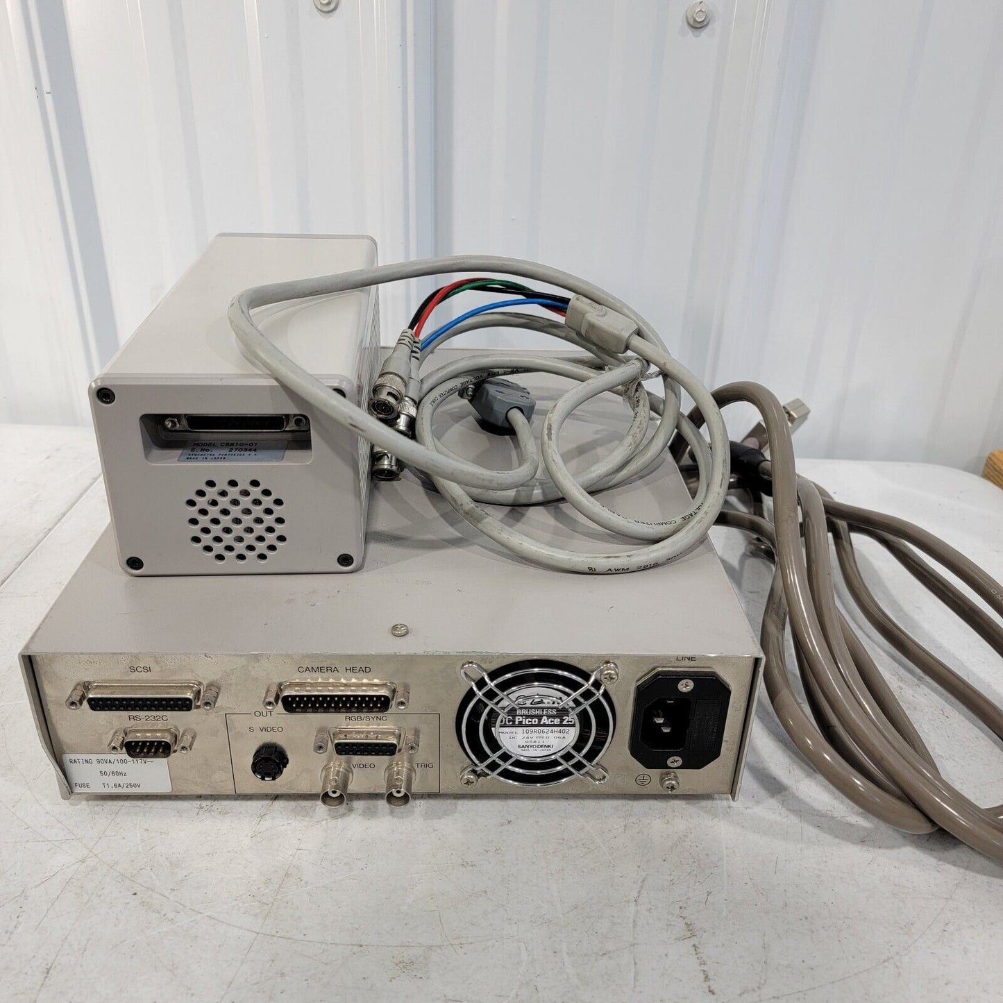 TESTED- WORKS Hamamatsu Color Chilled 3CCD Camera C5810 w/ Controller