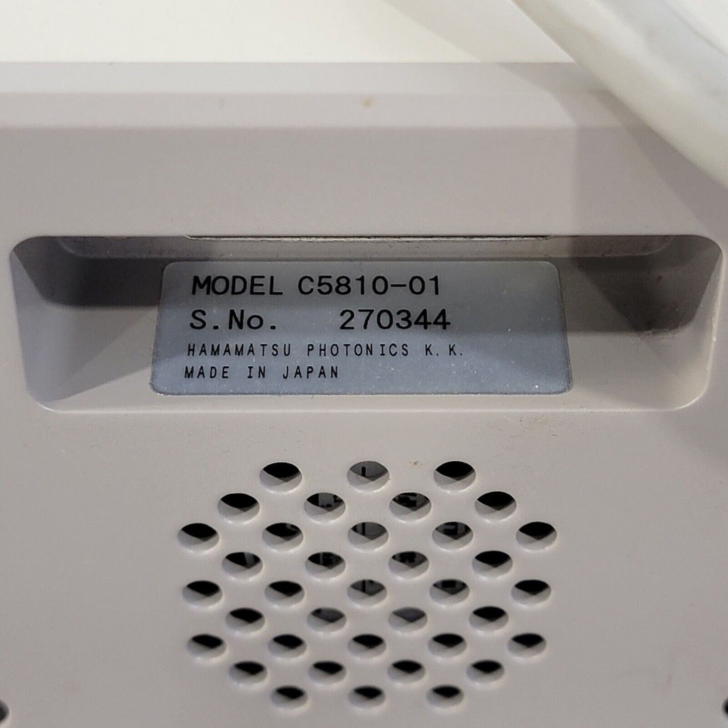 TESTED- WORKS Hamamatsu Color Chilled 3CCD Camera C5810 w/ Controller