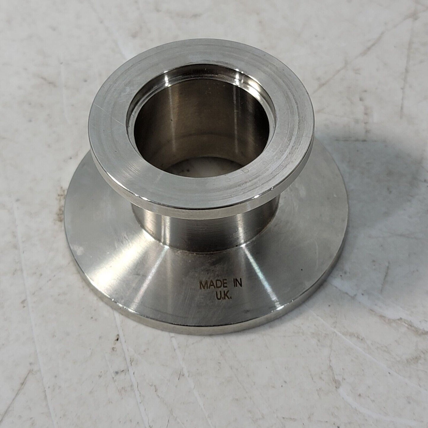 Edwards KF25 to KF40 High Vacuum Adapter Reducer Expander Flange Stainless Steel