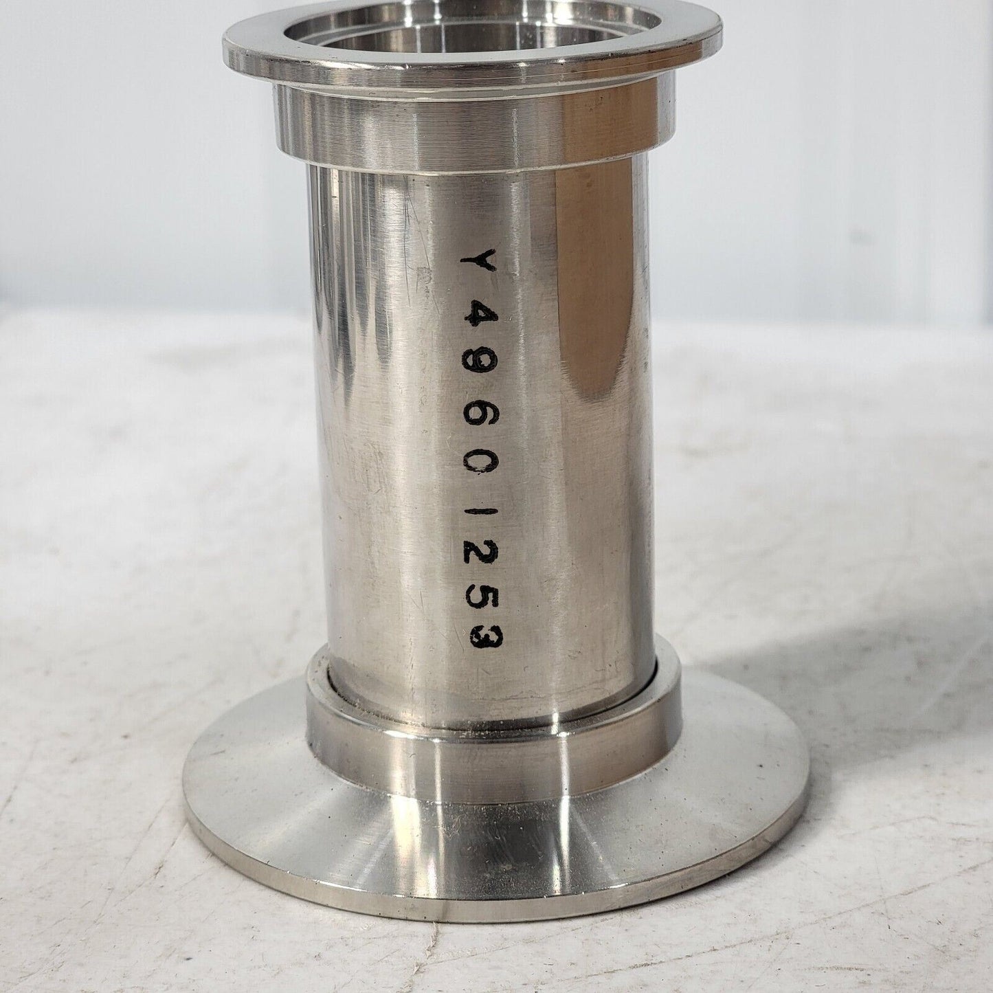 Edwards KF50 to KF40 High Vacuum Adapter Reducer Nipple Flange Stainless Steel