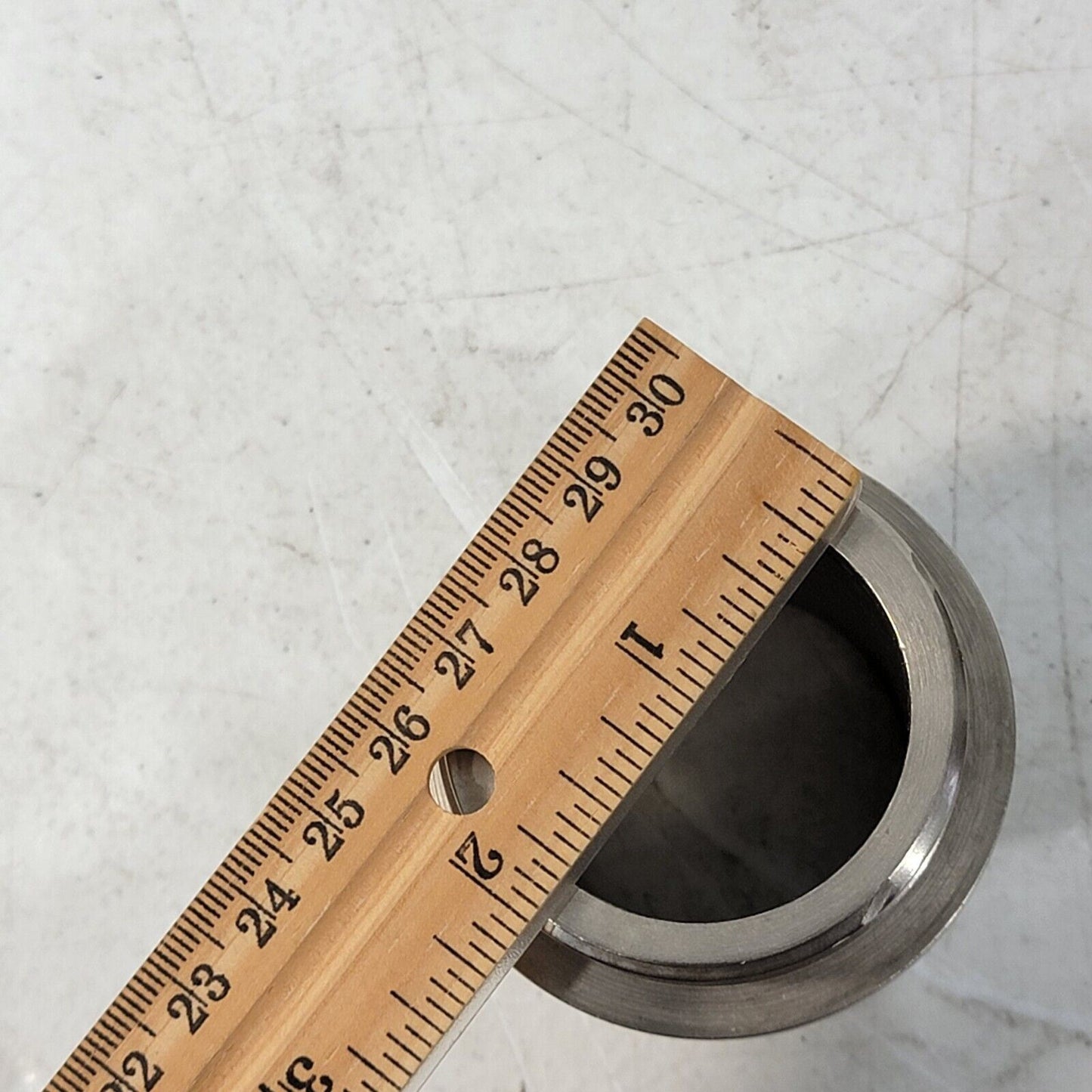 Edwards 1-1/2" Threads 2" OD Adapter To High Vacuum KF40 NW40