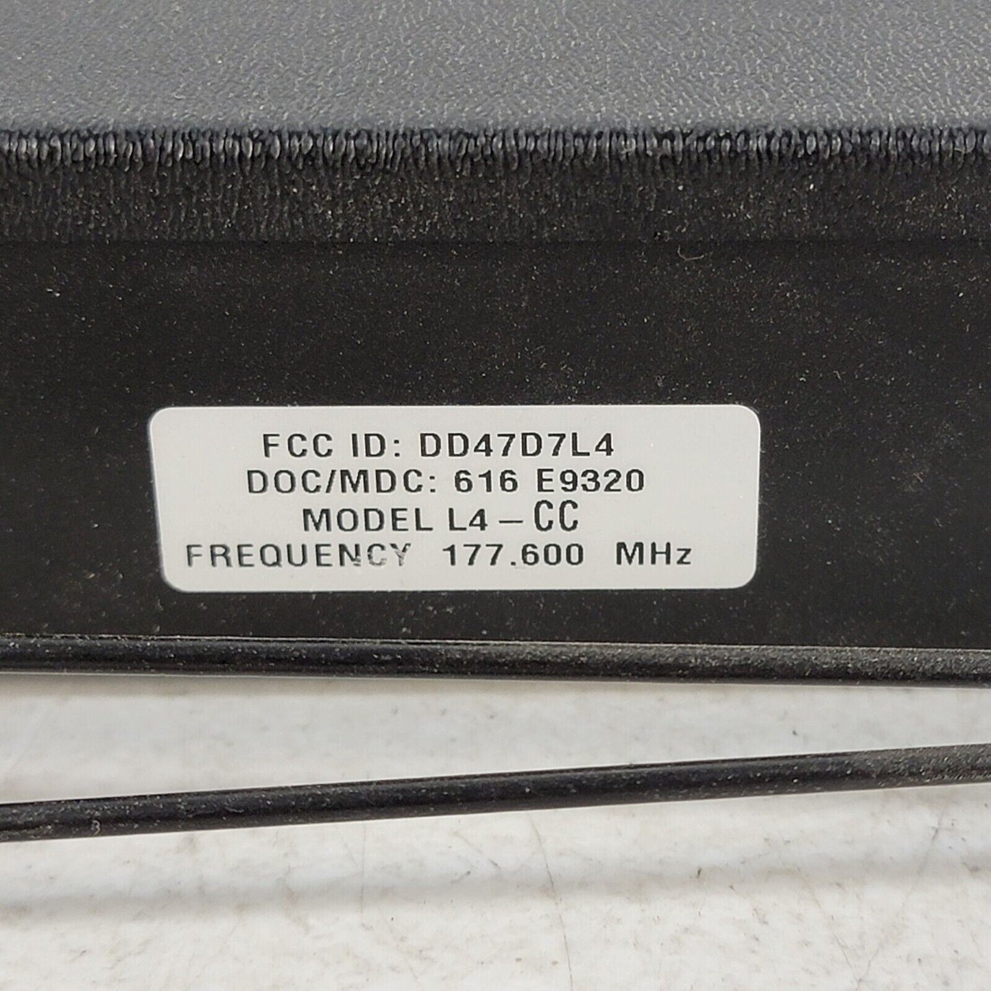 Shure L4 Diversity Wireless Receiver Marcad L4-CC 177.600 MHz