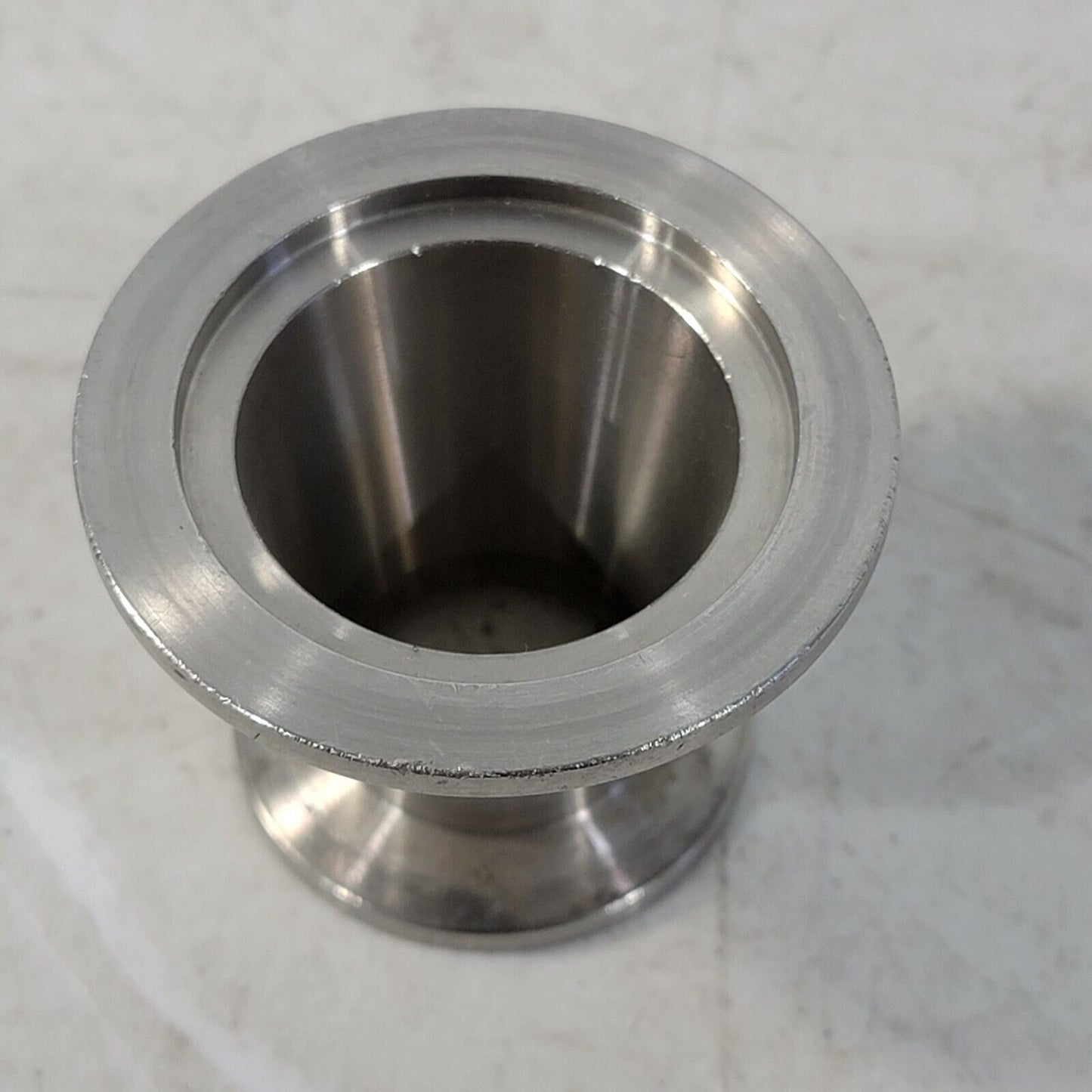 Edwards KF25 to KF40 High Vacuum Adapter Reducer Expander Flange Stainless Steel