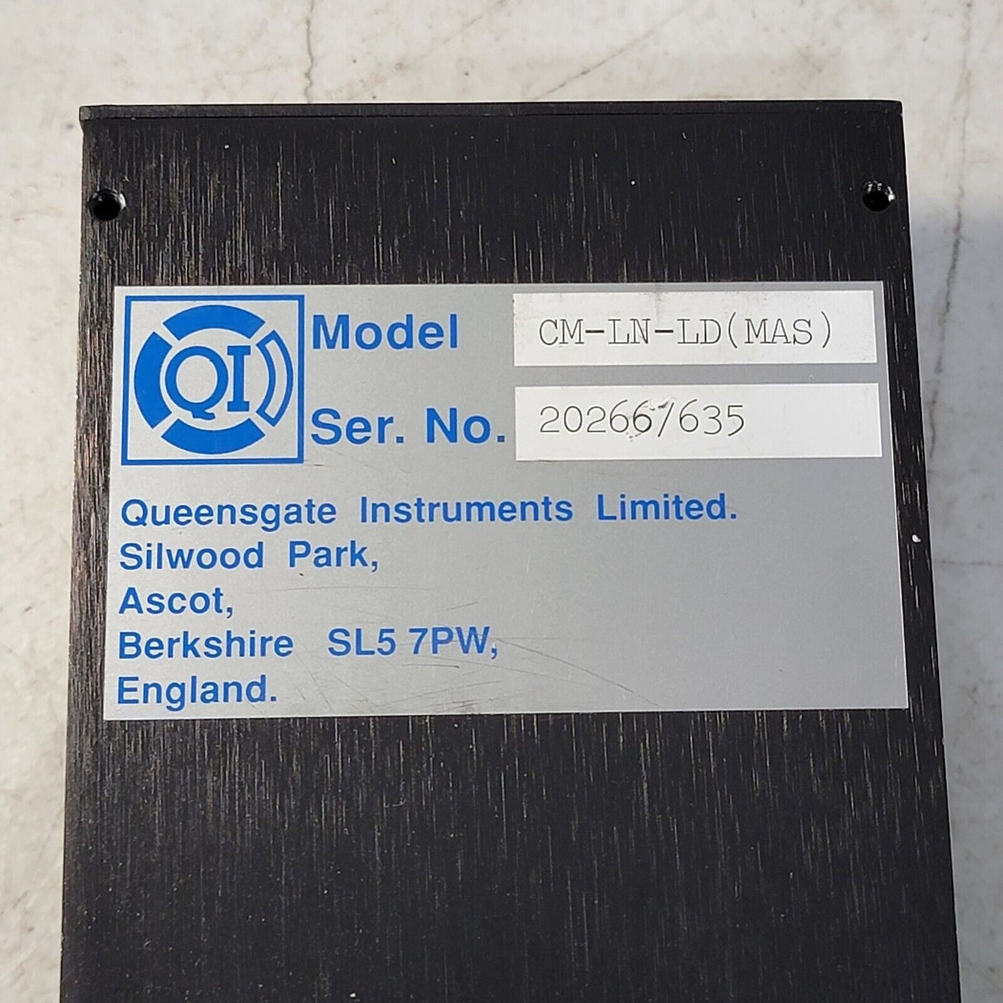 Queensgate QI Micro Positioning Digital Piezo Translator Controller CM-LN-LD MAS