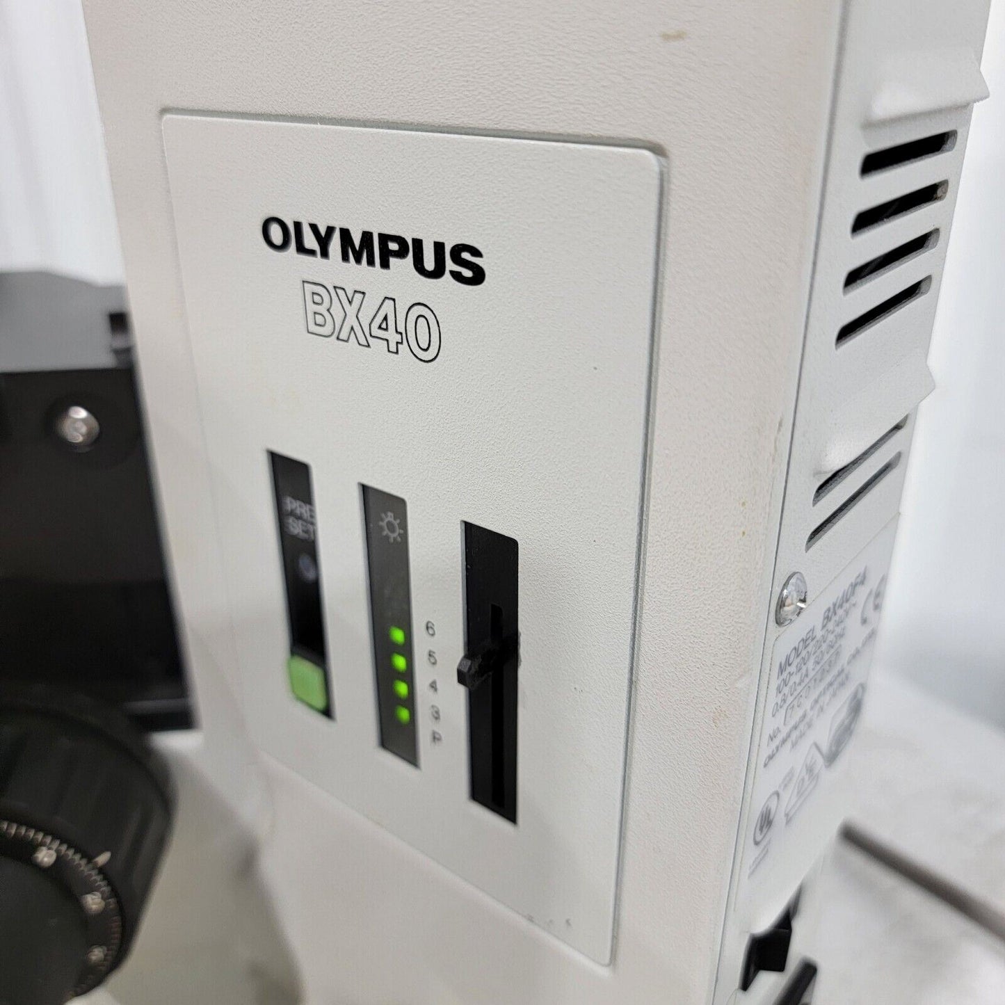 *Tested* Olympus BX40 BX40F4 System Microscope w/ 4 Objectives and 2 Eyepieces