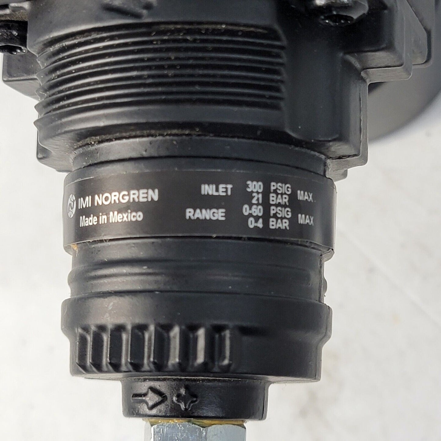 Norgren Pressure Regulator R73G-3AT-RFG 300 PSIG Inlet 0-60 PSIG Outlet Range