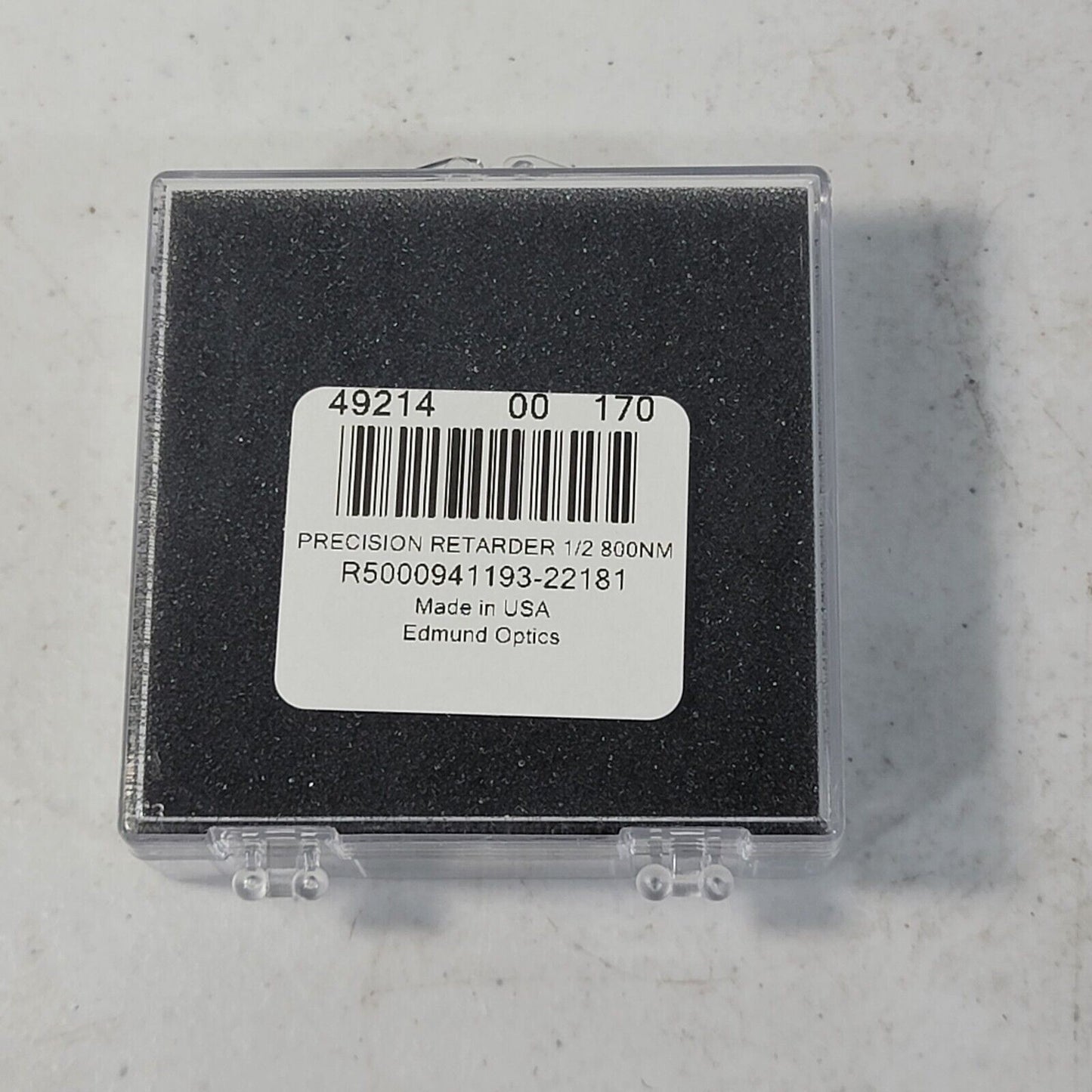 Edmund Optics 49-214 Precision Zero Order Waveplates (Retarders) 1/2 800nm