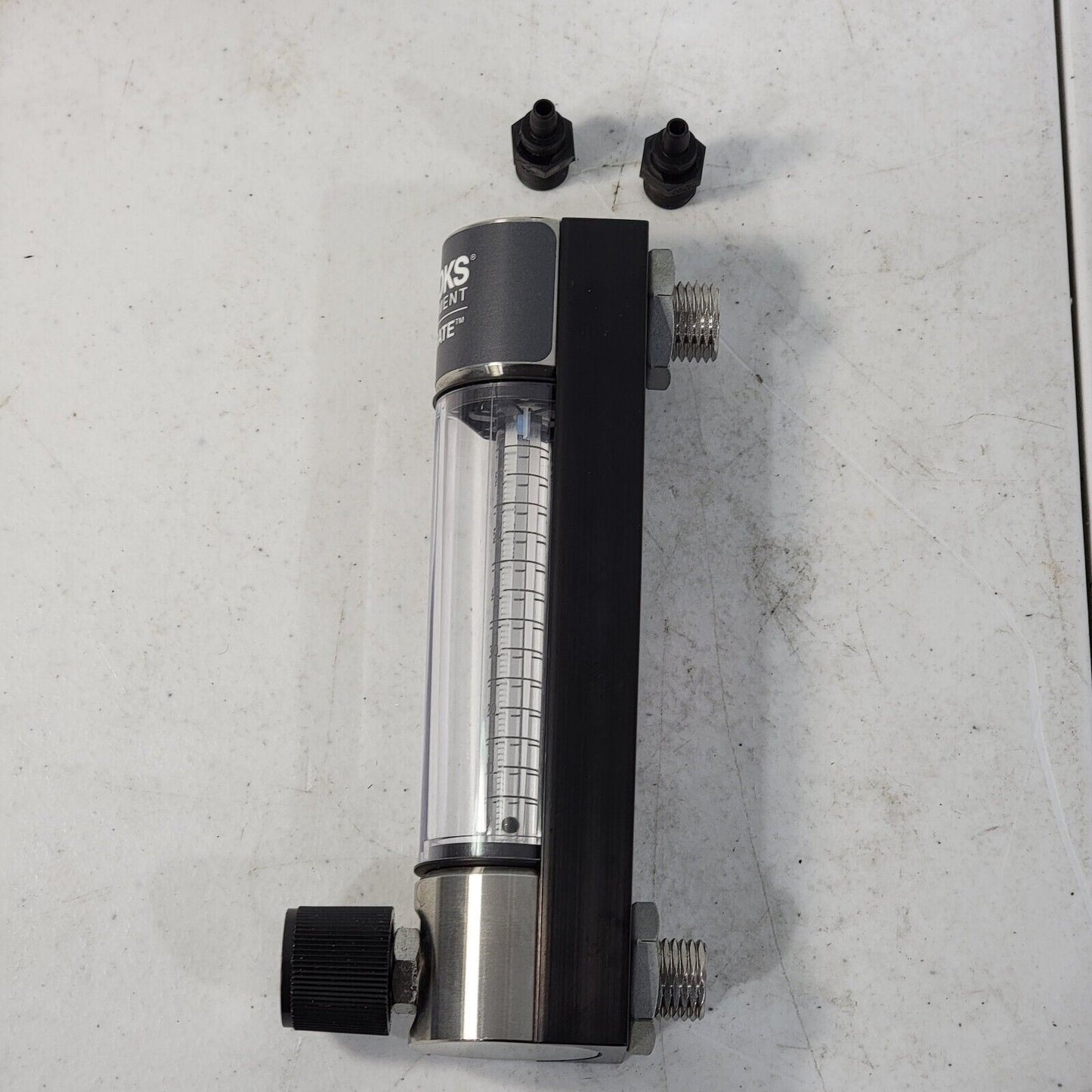 Brooks SHO-Rate Flowmeter 0-990 CCM Air 1250AR6041MRSVV, 200 PSIG Max