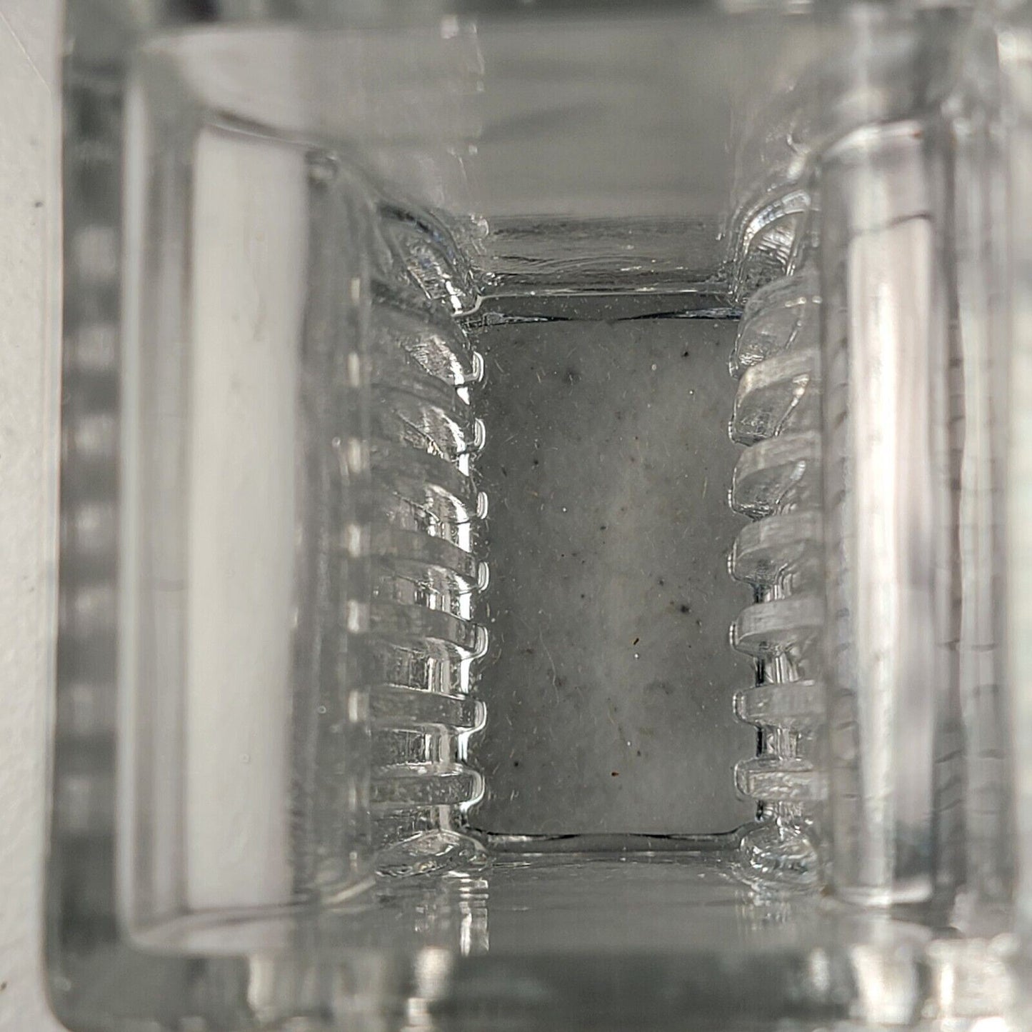 Vintage Vertical Glass Staining Dish for 8 Slides with Glass Lid