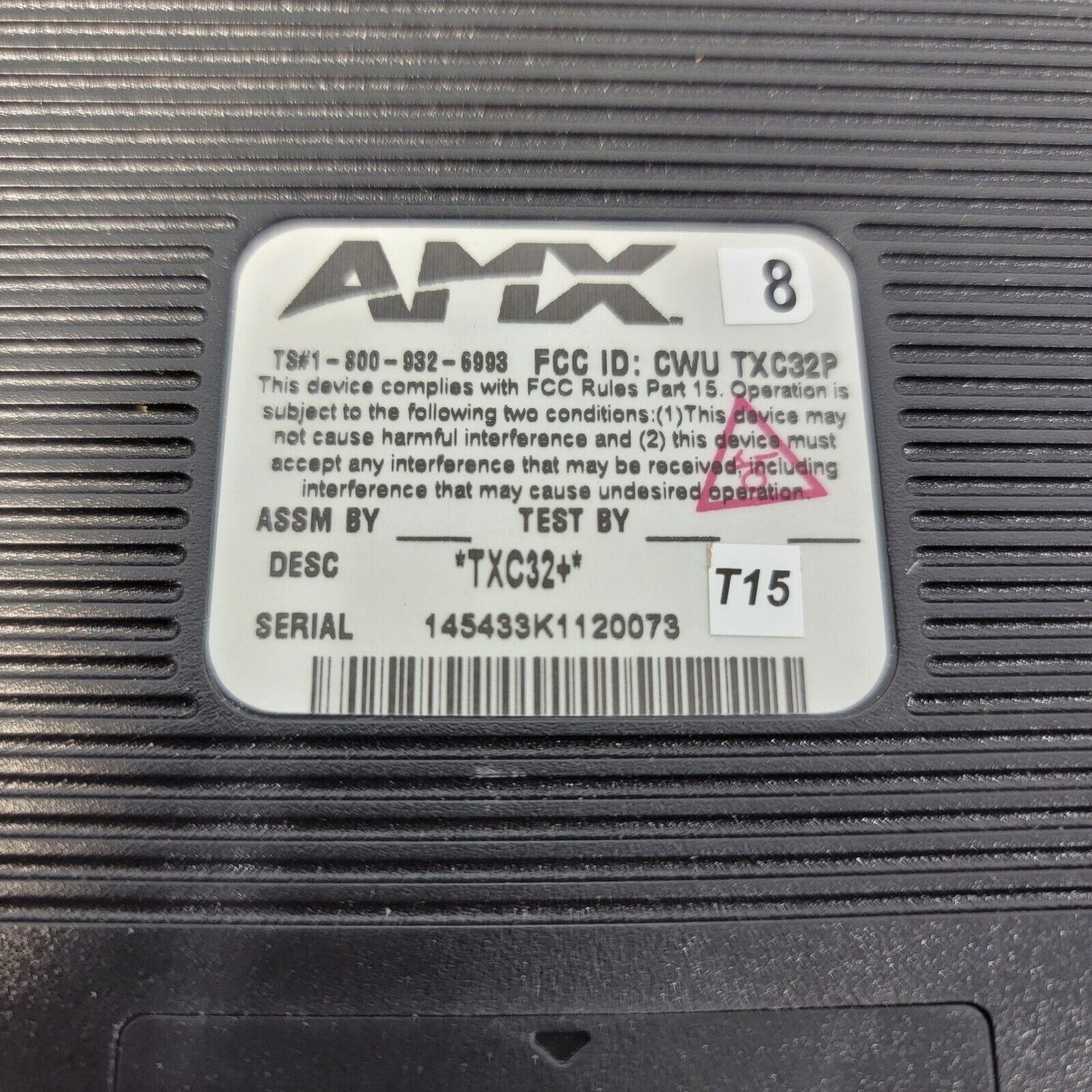 AMX CWU TXC32+ Remote Control FG145-433 w/ Spare Key Cover