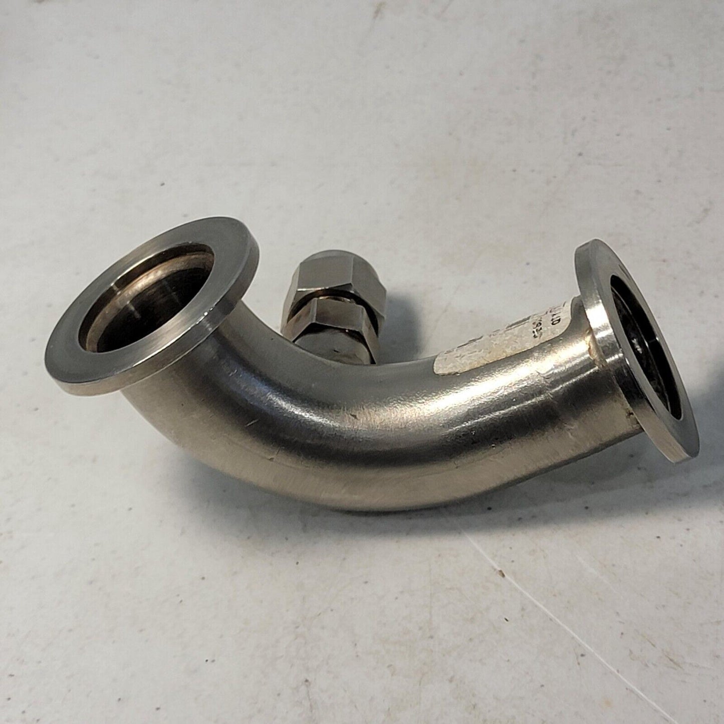 KF25 NW25 90° Elbow w/ 1/4" Swagelok Fitting Take-Off For Vacuum Gauge SS