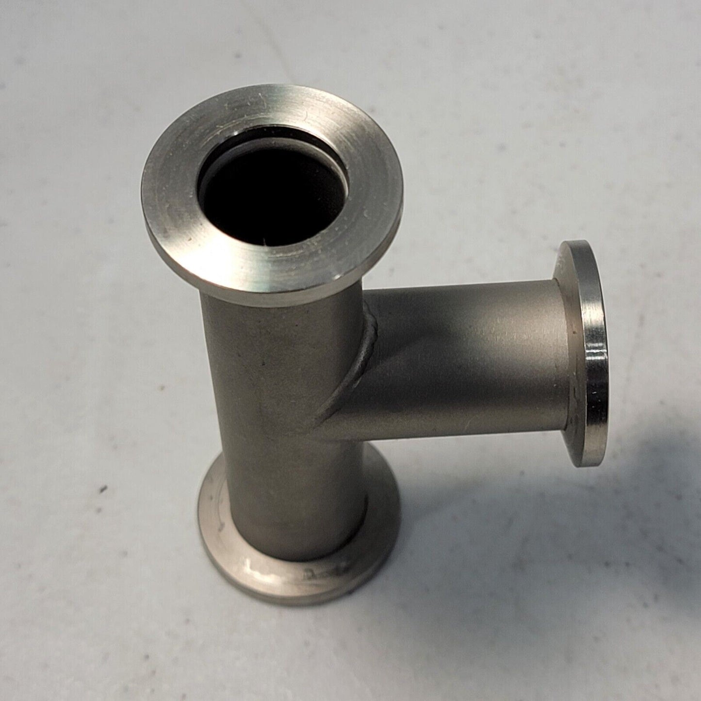 KF16 HPS MKS Tee High Vacuum Flange Fitting NW16 30mm SS