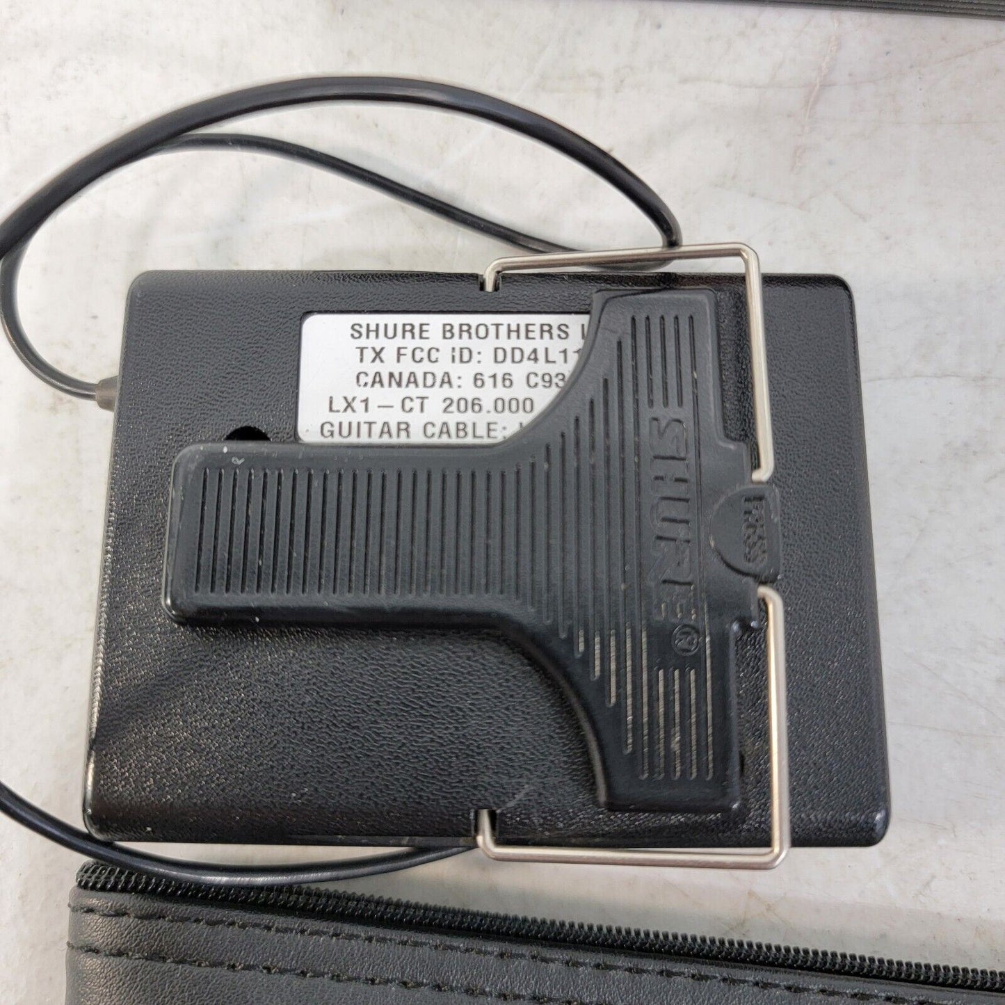 Shure LX1-CT Mic Pack w/ LX4-CT MARCAD Diversity Receiver 206.000 MHz