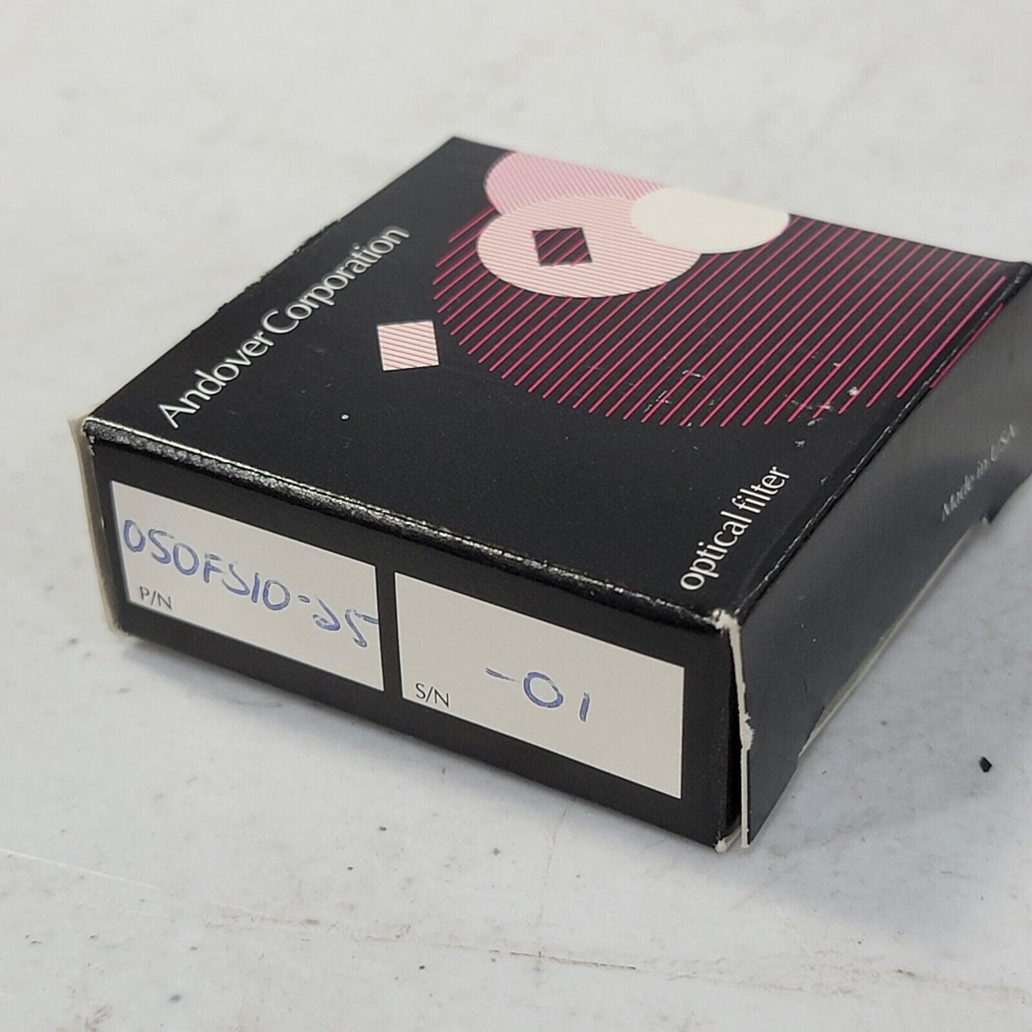 Andover NIR Optical Bandpass Filter 050FS10-25 1050nm CWL, 10nm FWHM, 1" OD