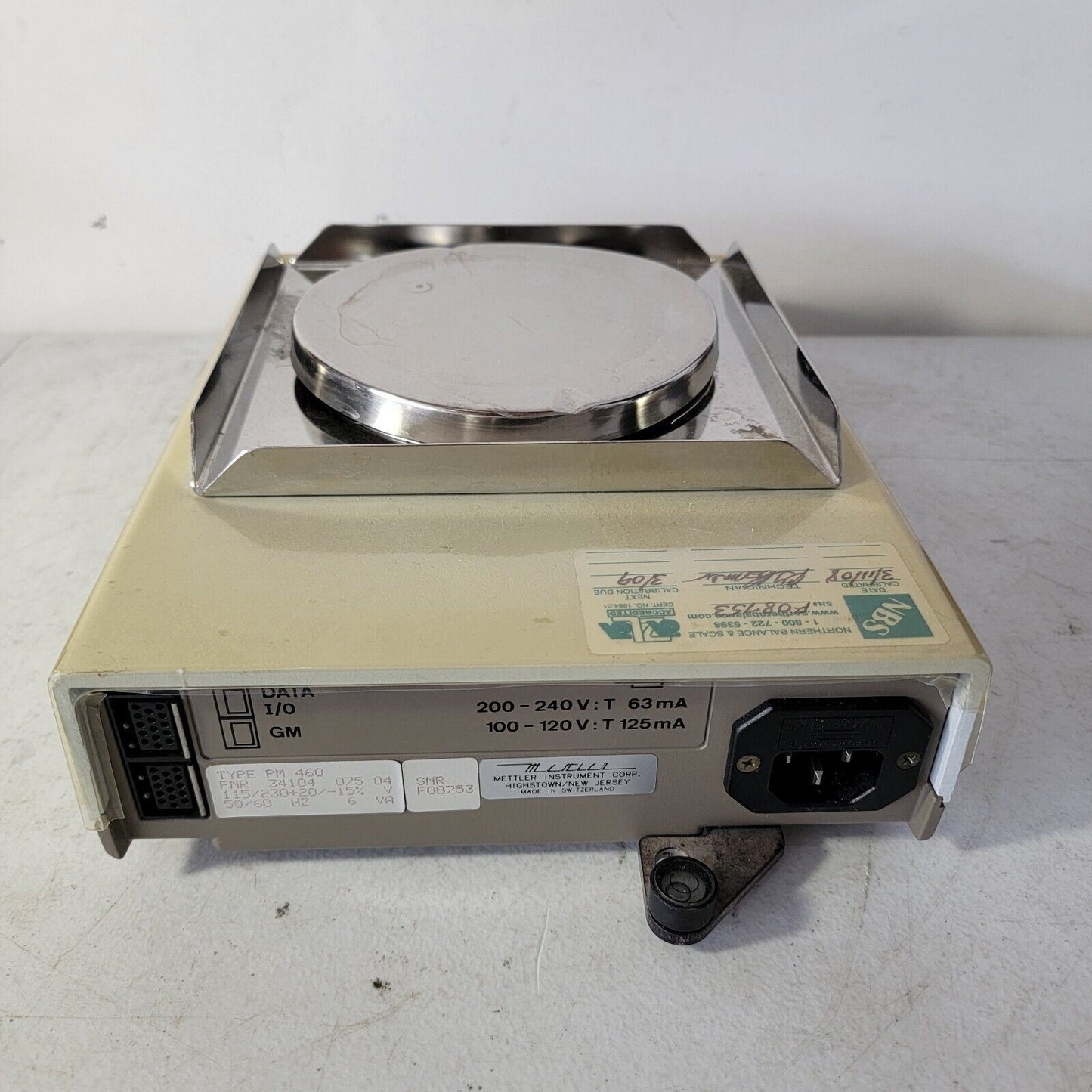 TESTED- Mettler Toledo PM460 Delta Range Analytical Balance 410g/60g 0.01/0.001g