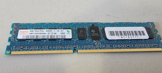 Hynix 2GB PC3L-8500R DDR3-1066 ECC Unbuffered 1Rx4 HMT125R7BFR4A-G7