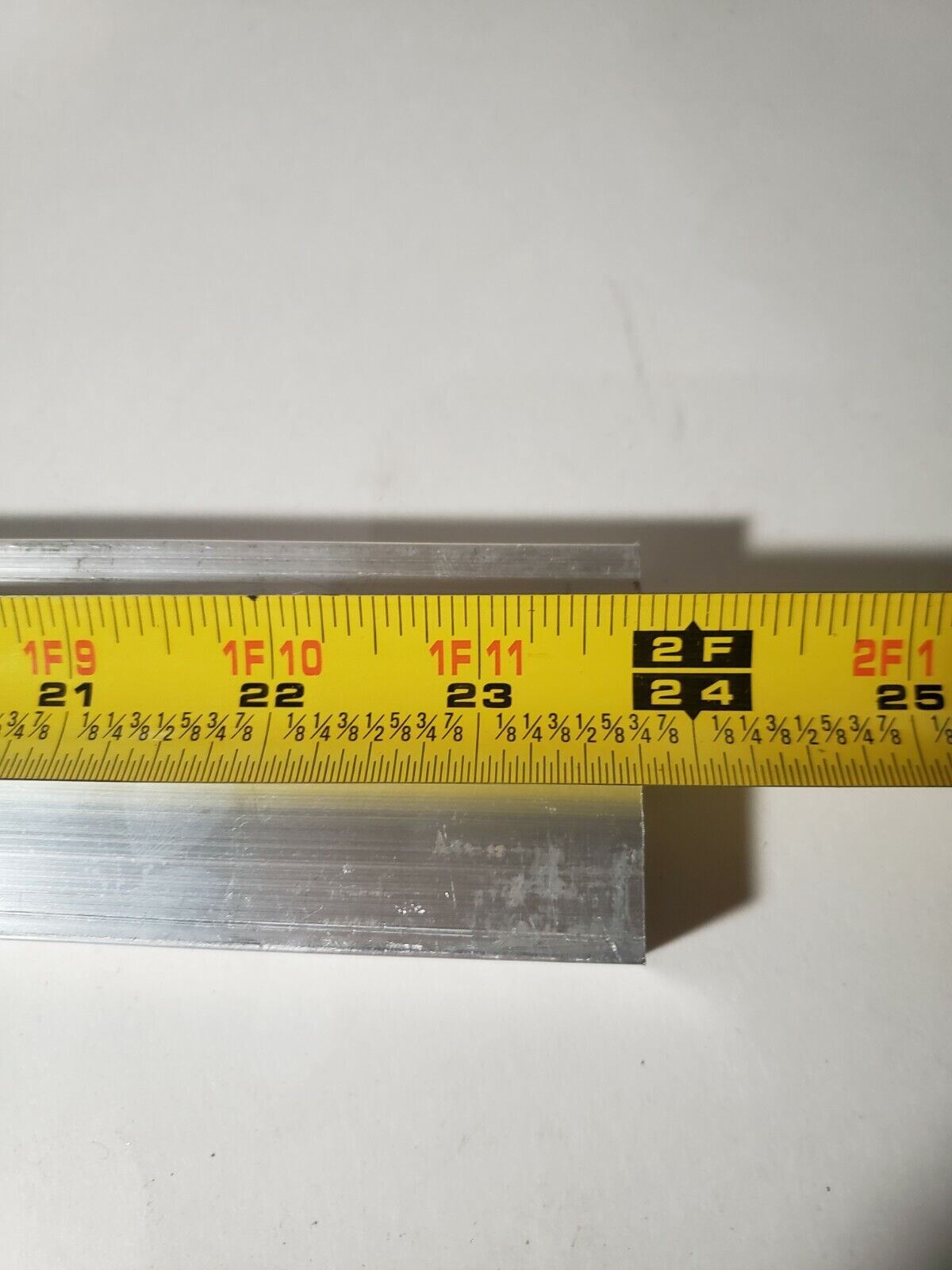 5/8" x 2" Aluminum Flat Bar, 6061 Plate, 24" Length, T6511 Mill Stock, 0.625