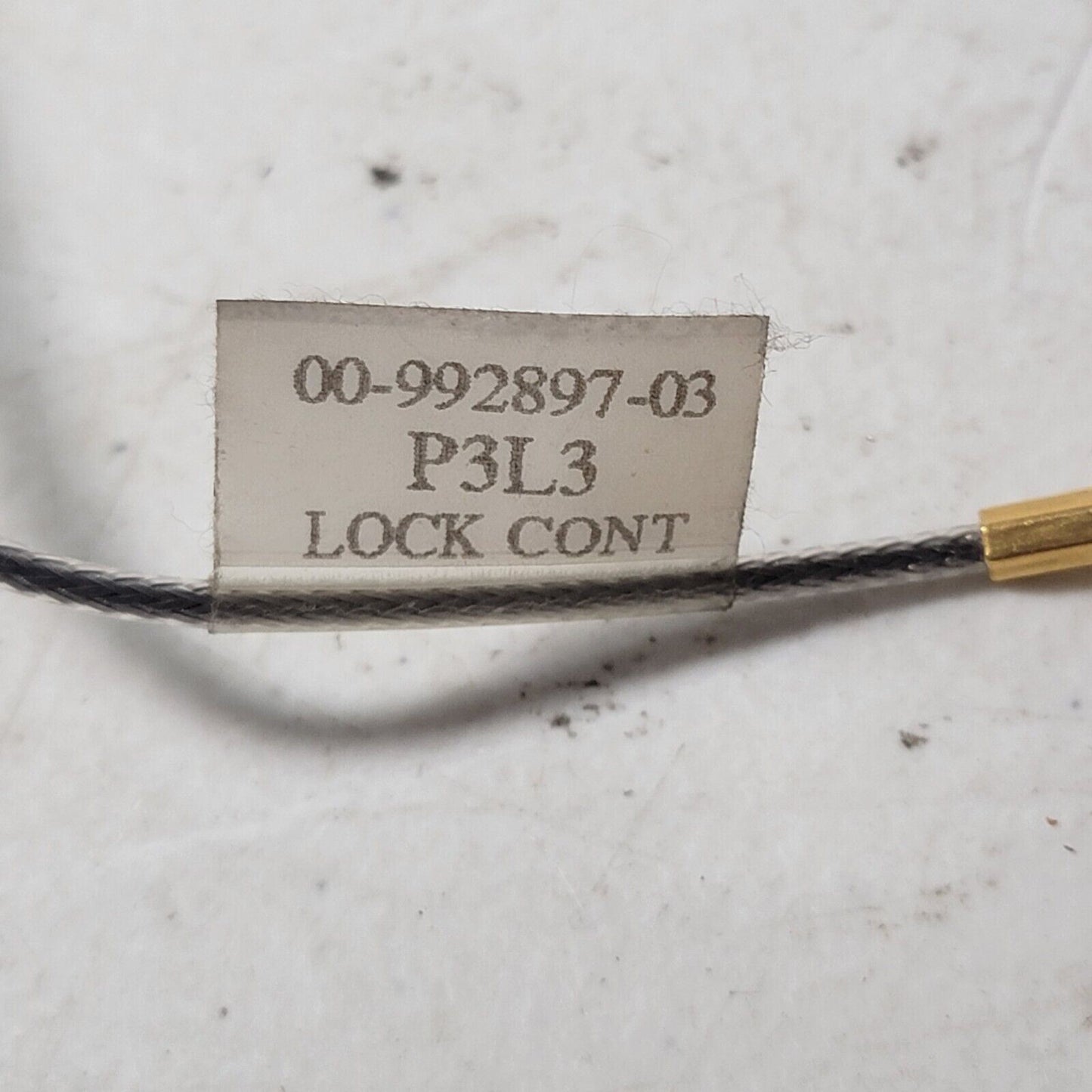 Varian NMR RF Signal Cable 00-992897-03 P3R3 P3L3 Gold Connectors