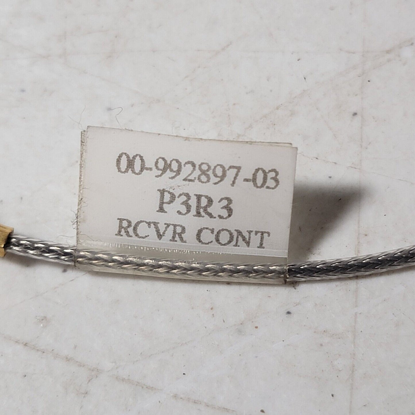 Varian NMR RF Signal Cable 00-992897-03 P3R3 P3L3 Gold Connectors