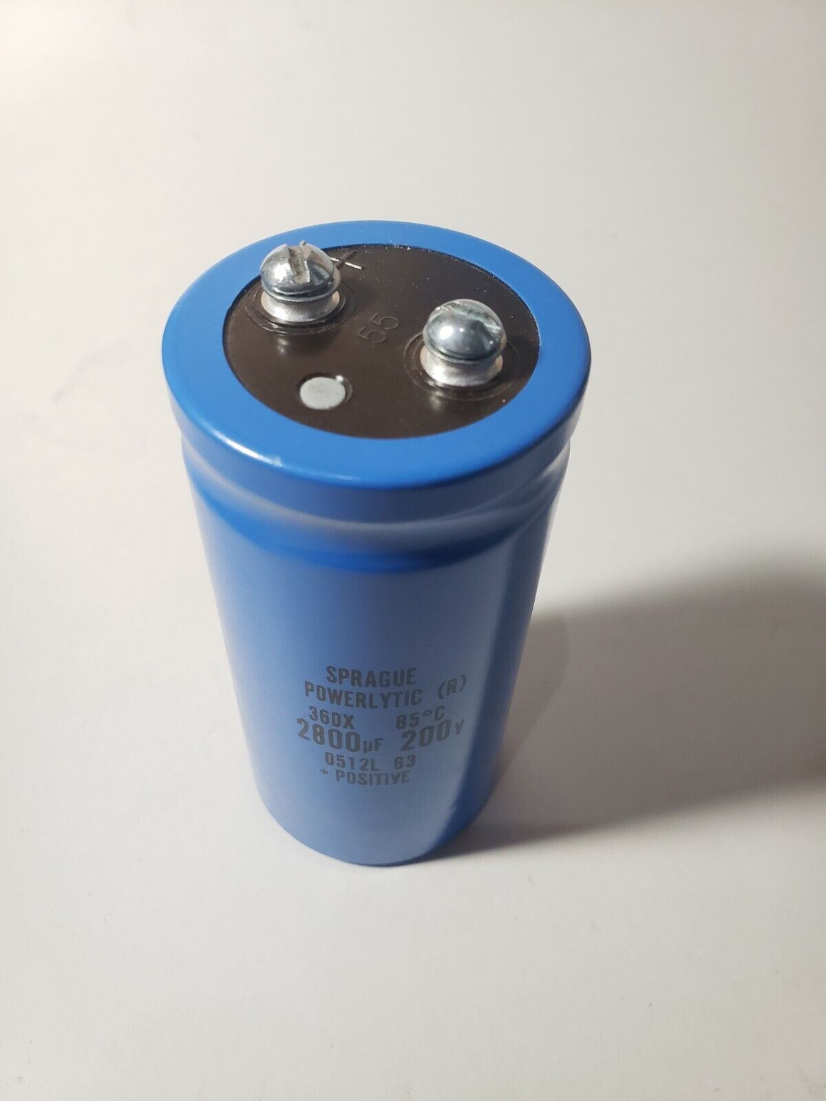 Sprague Powerlytic 36DX 2800uF 200V Capacitor