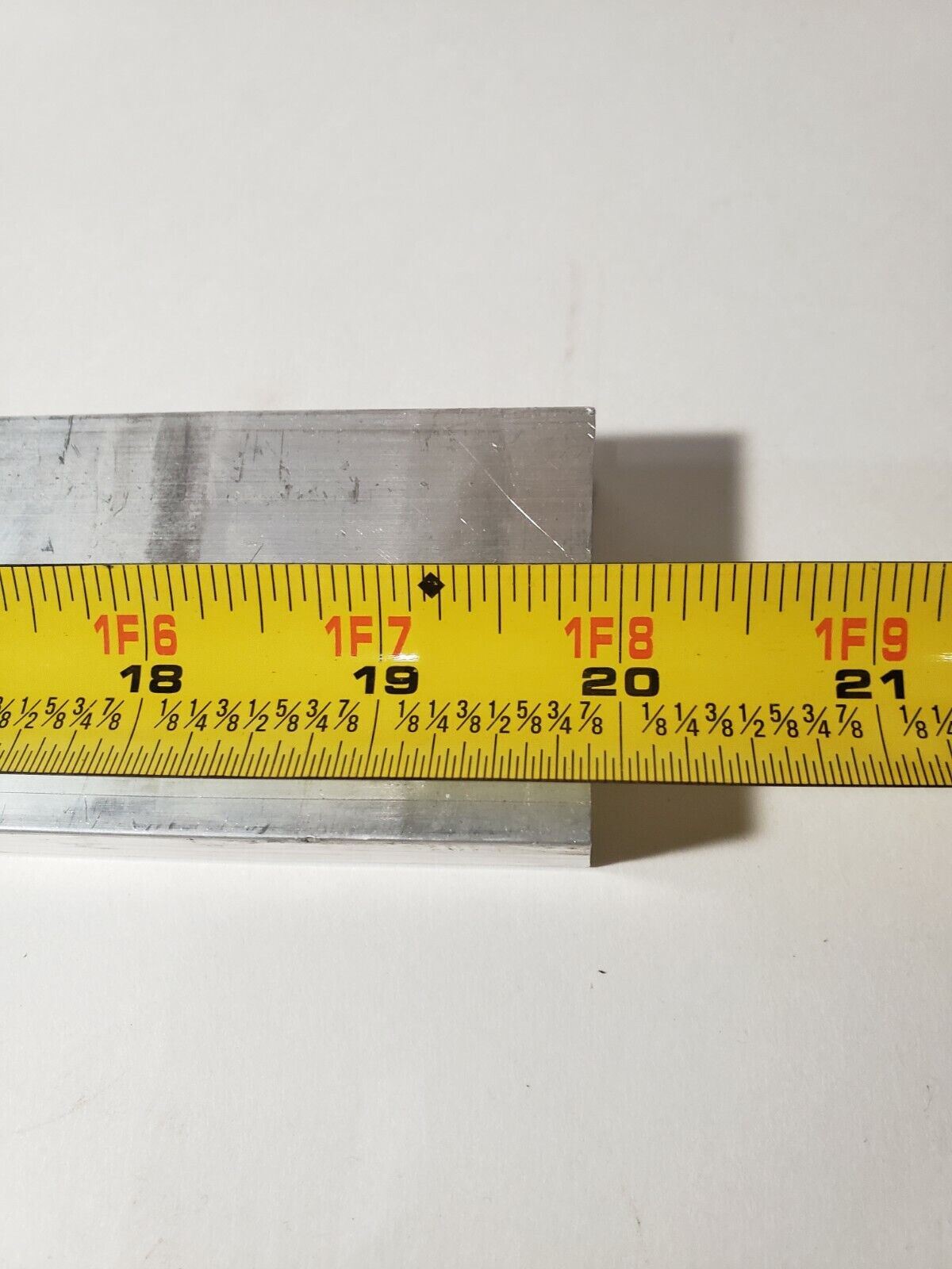 5/8" x 2" Aluminum Flat Bar, 6061 Plate, 20" Length, T6511 Mill Stock, 0.625