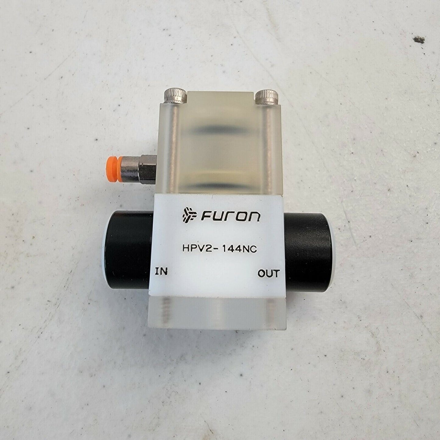 Furon HPV2-144NC HPVM Pneumatic 2-Way PTFE Diaphragm Valve 80 PSIG