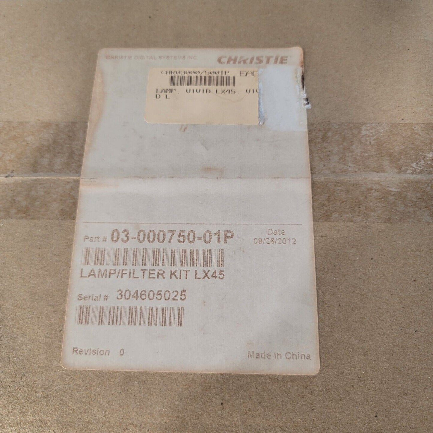 Christie 03-000750-01P Projector Lamp with Module