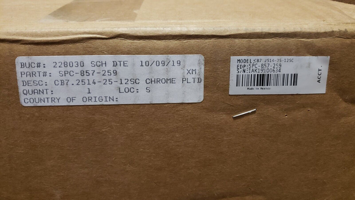 Emerson CB7.2514-25-12SC 25kHz Immersible Ultrasonic Transducer SPC-857-259