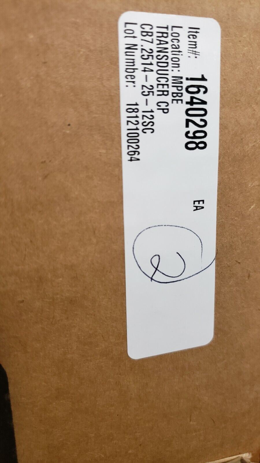 Emerson CB7.2514-25-12SC 25kHz Immersible Ultrasonic Transducer SPC-857-259