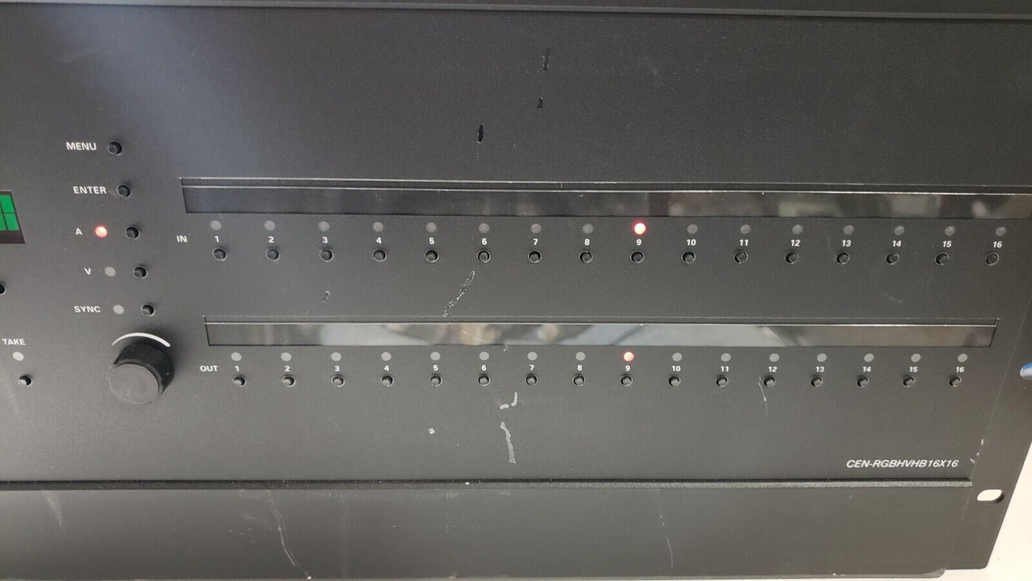 Crestron CEN-RGBHVHB16X16 Professional High-Bandwidth RGB Matrix Switcher Tested