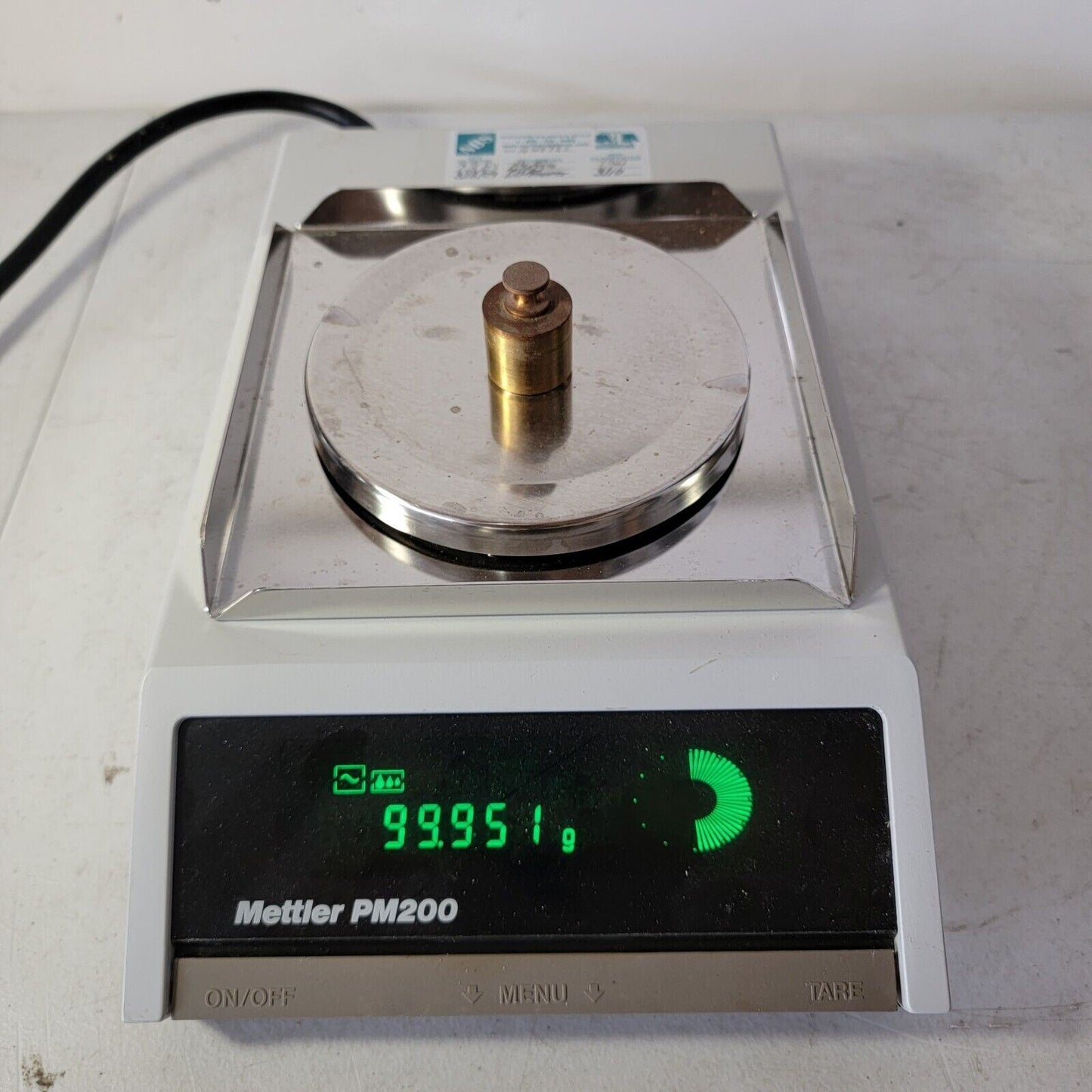 TESTED-WORKS Mettler PM200 Delta Range Top Loading Lab Balance 200g x 0.001g