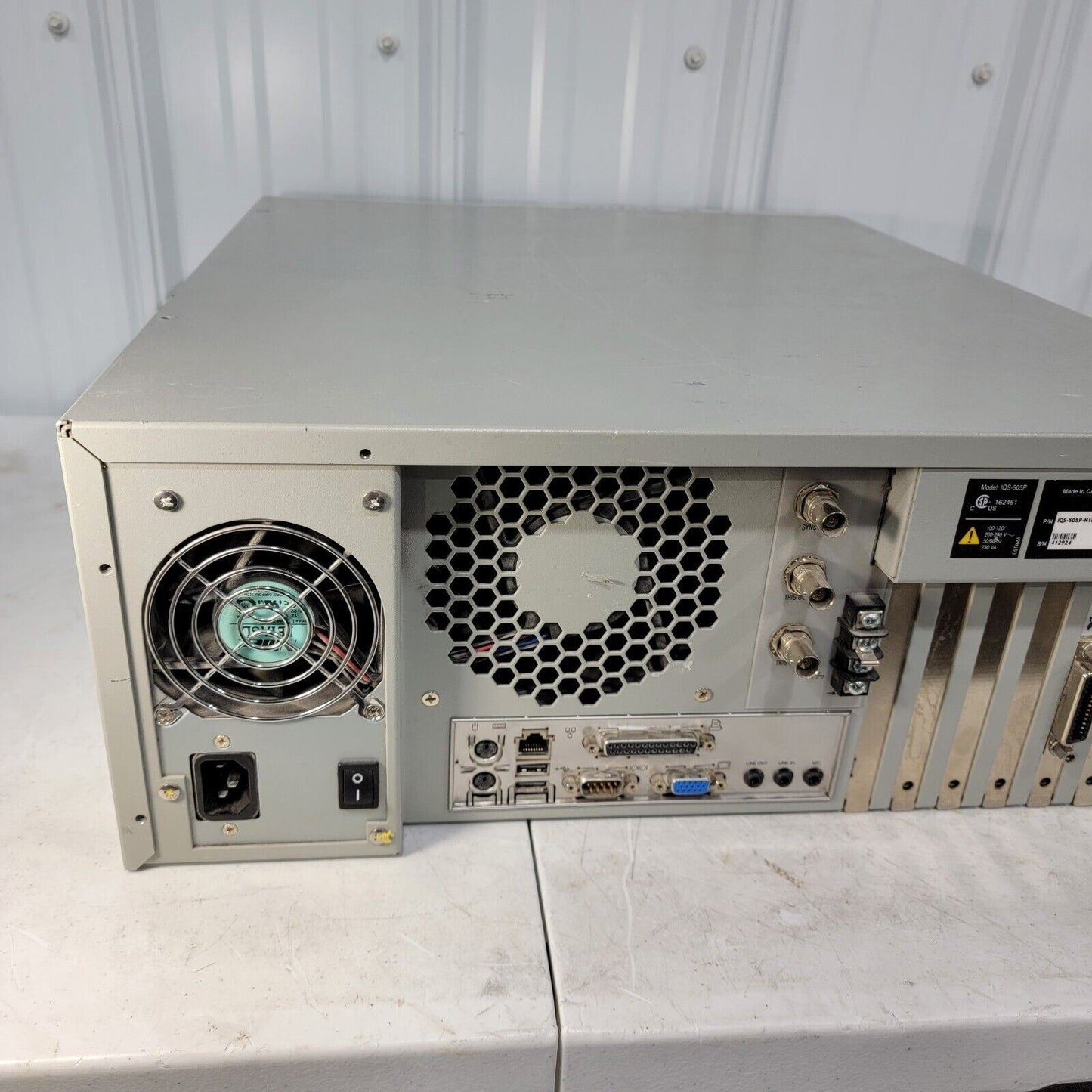 EXFO IQS-505P Intelligent Test System Mainframe Chassis IQS-505P-N10-I3-G1 READ